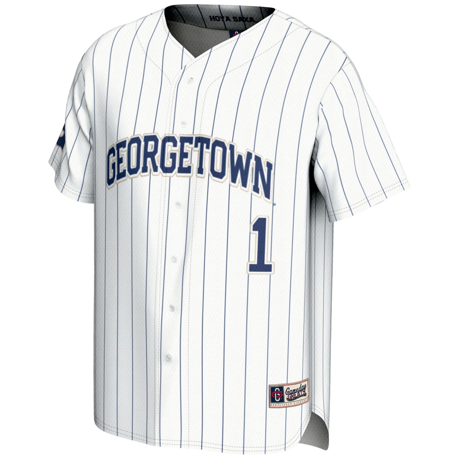 GameDay Greats 1 Georgetown Hoyas Lightweight Baseball Fashion Jersey - view number 2