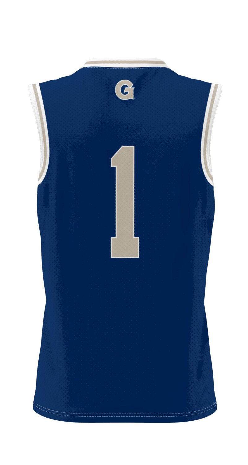 GameDay Greats 1 Georgetown Hoyas Lightweight Basketball Jersey - view number 3