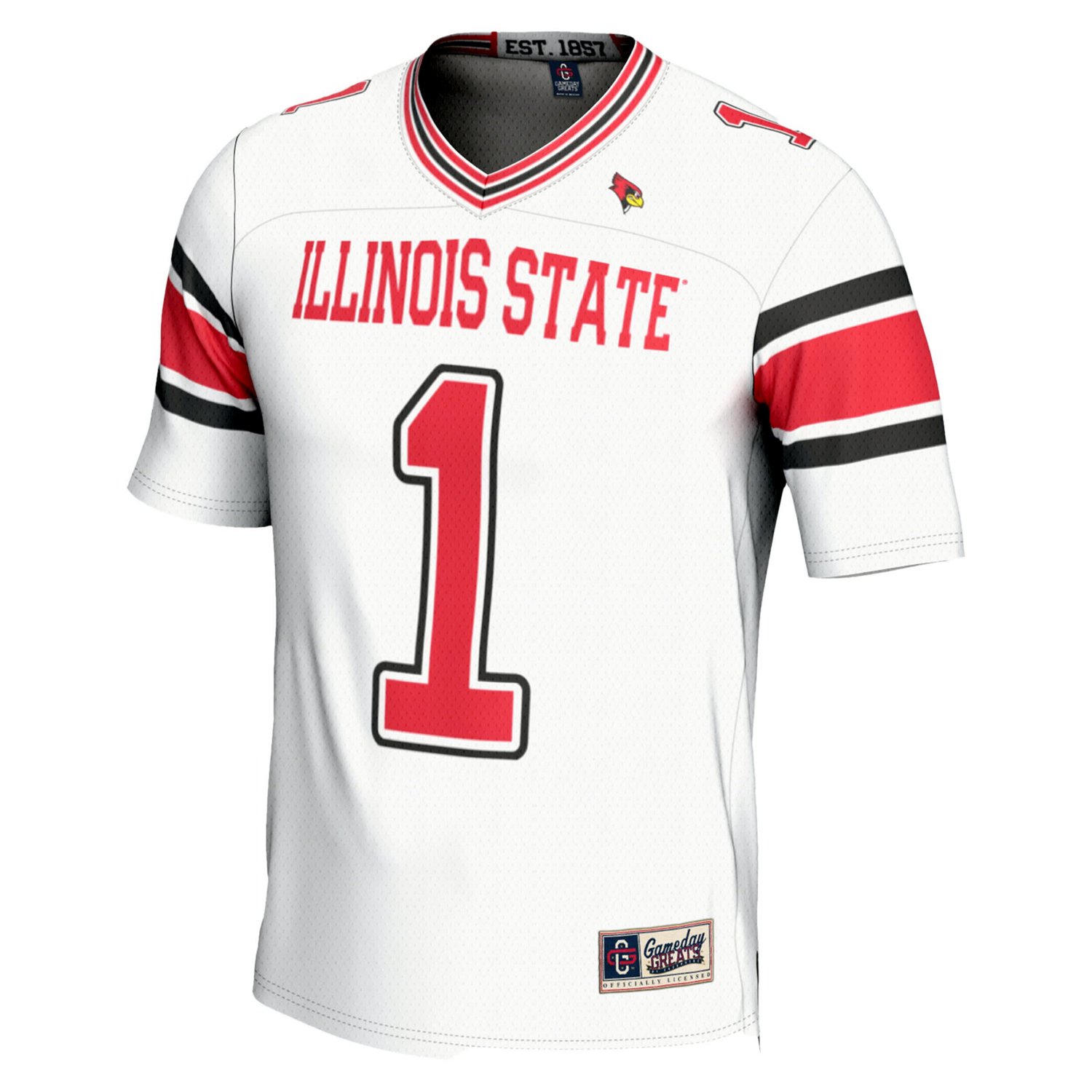 GameDay Greats 1 Illinois State Redbirds Endzone Football Jersey - view number 2