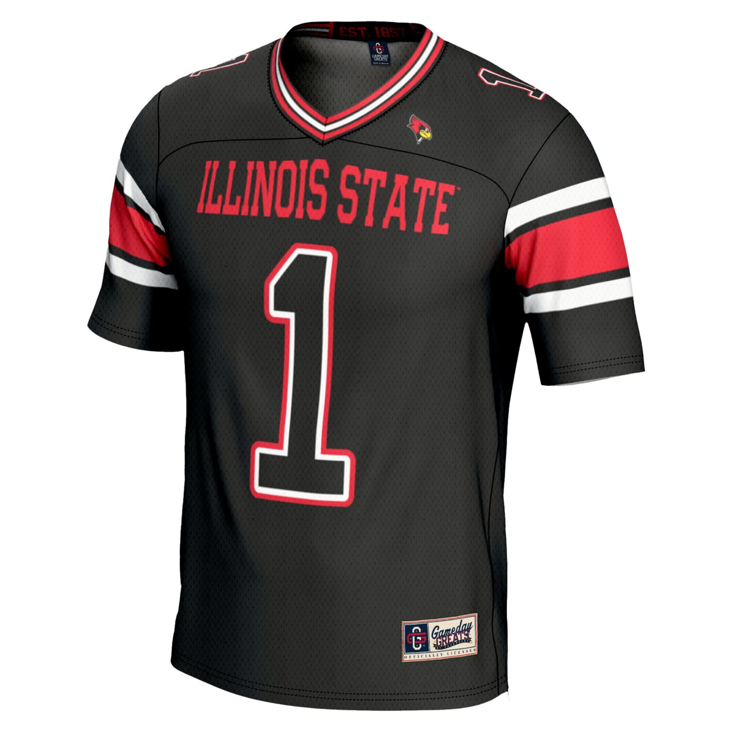 GameDay Greats 1 Illinois State Redbirds Endzone Football Jersey - view number 2