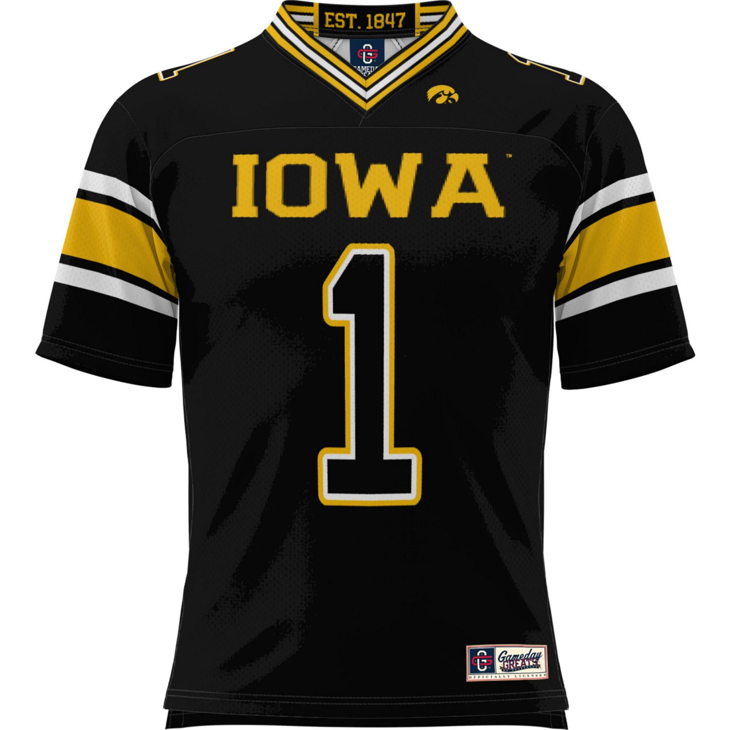 GameDay Greats 1 Iowa Hawkeyes Football Jersey - view number 2