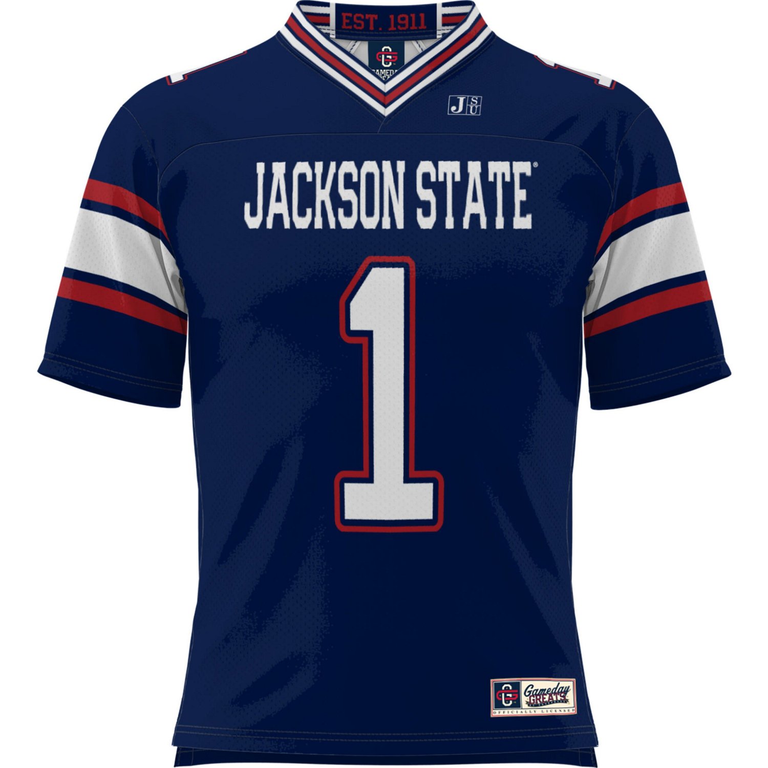 GameDay Greats 1 Jackson State Tigers Football Jersey - view number 2