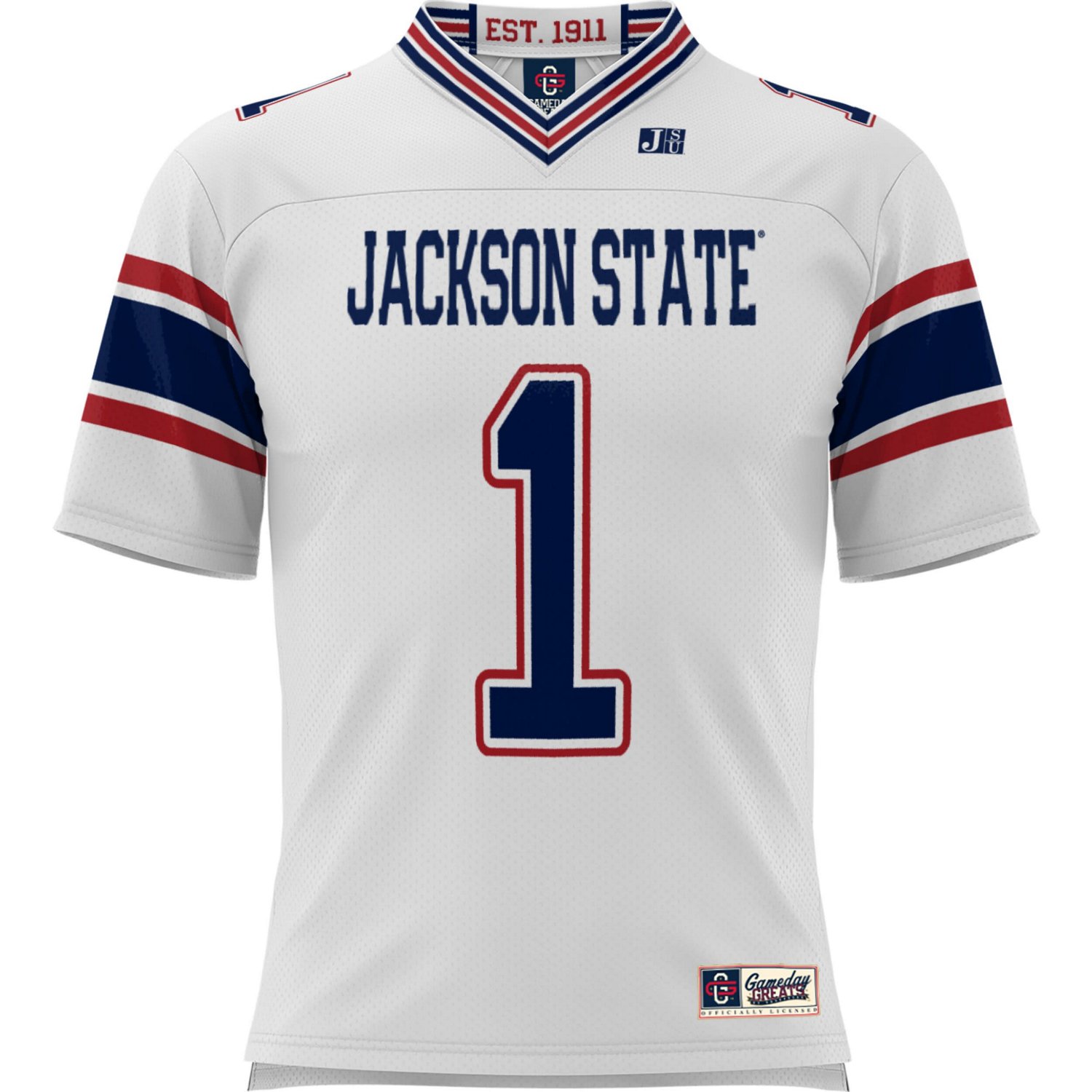 GameDay Greats 1 Jackson State Tigers Football Jersey - view number 2