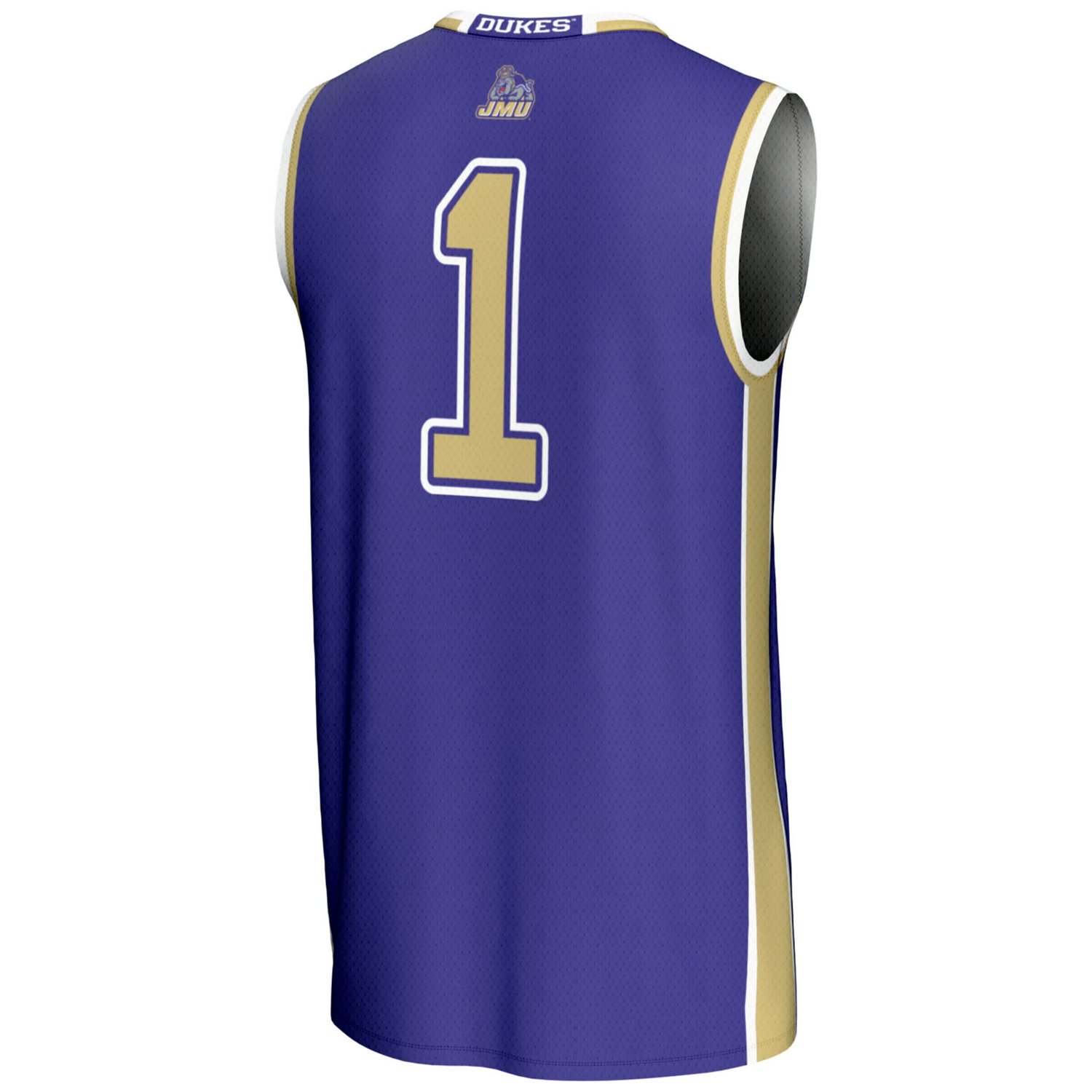 GameDay Greats 1 James Madison Dukes Lightweight Basketball Jersey - view number 3