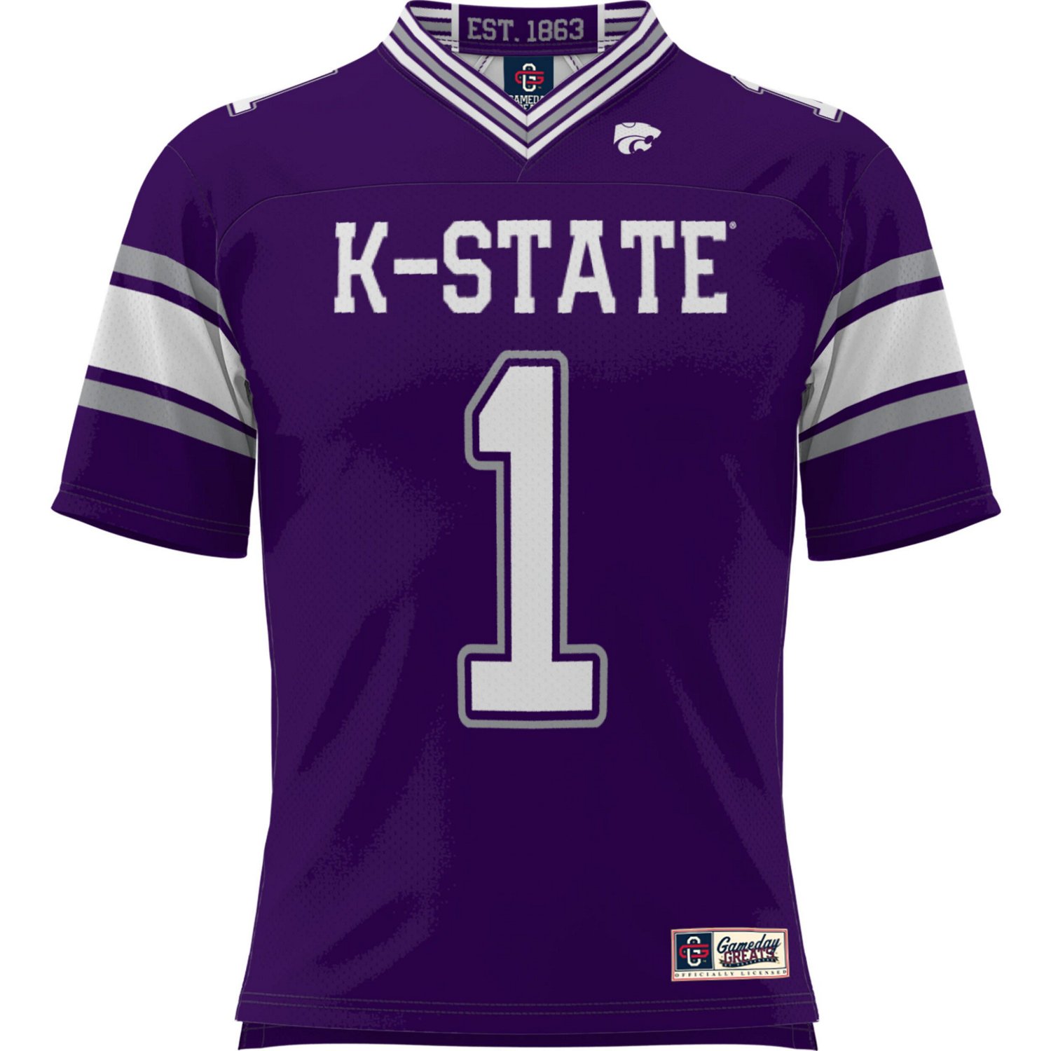 GameDay Greats 1 Kansas State Wildcats Football Jersey - view number 2