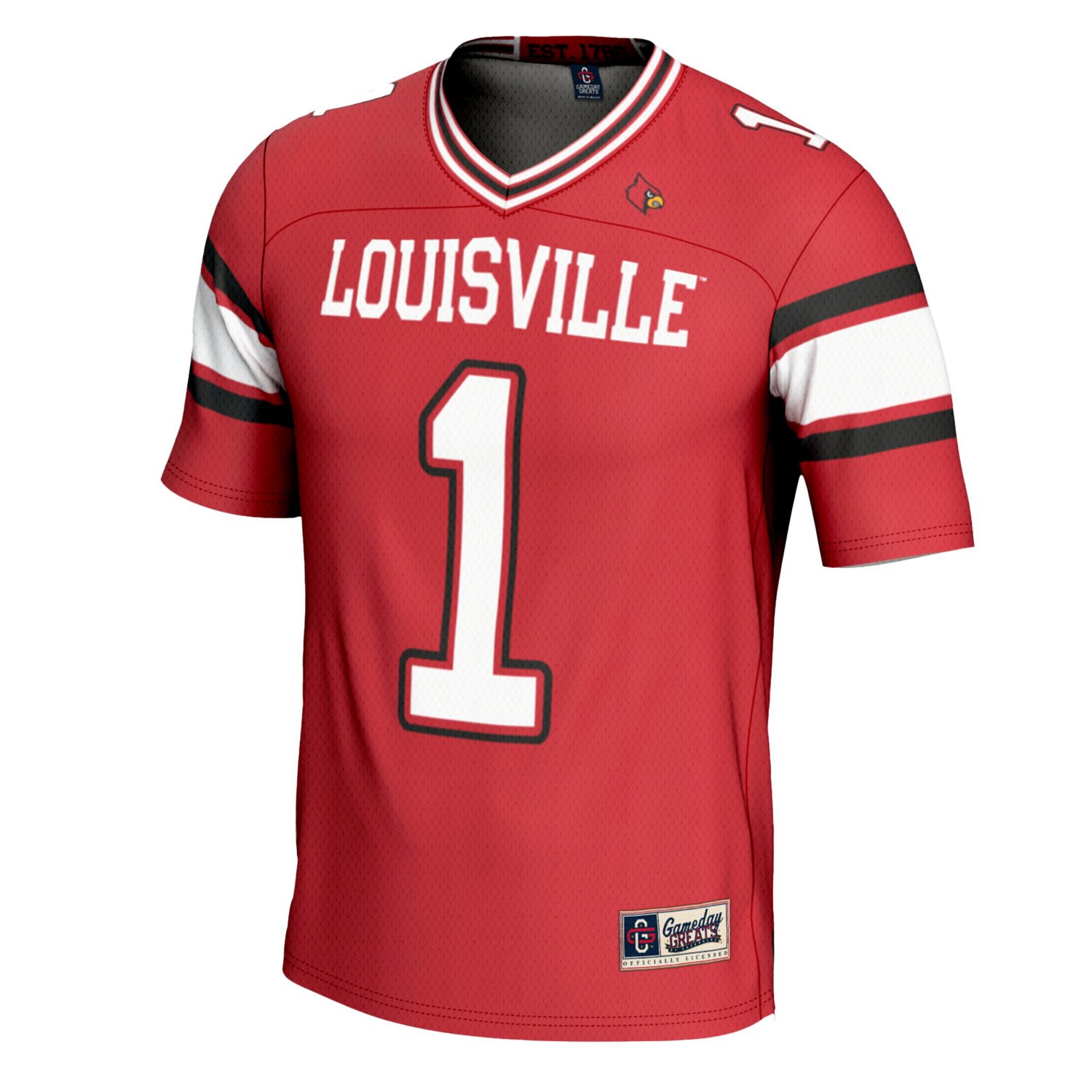 GameDay Greats 1 Louisville Cardinals Football Jersey - view number 2