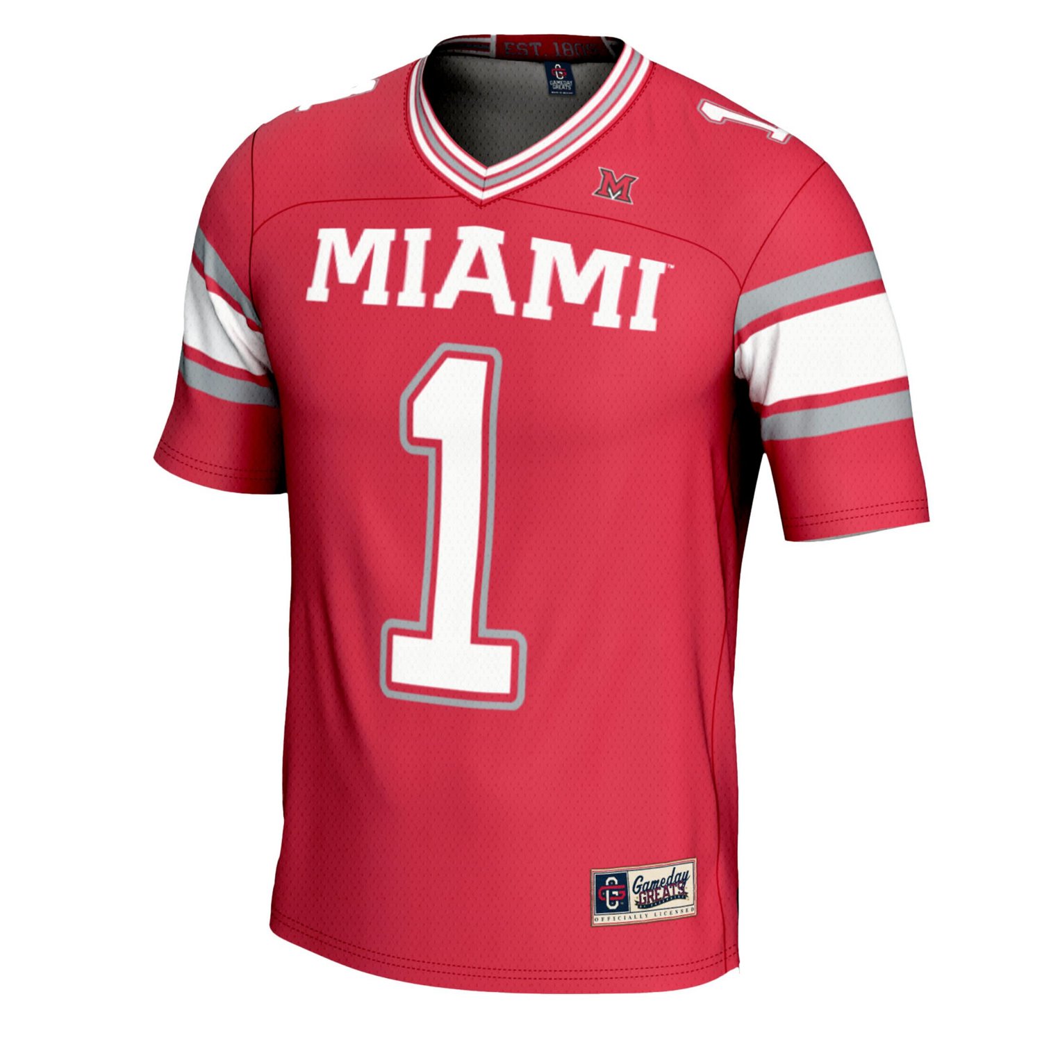 GameDay Greats 1 Miami University Hawks Football Jersey - view number 2