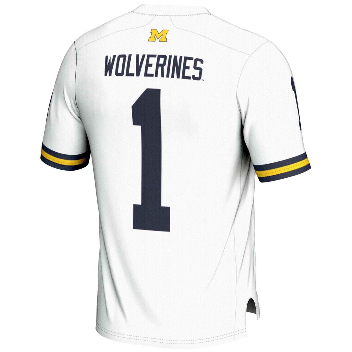 GameDay Greats 1 Michigan Wolverines College Football Playoff 2023 National Champions Lightweight Fashion Jersey - view number 3