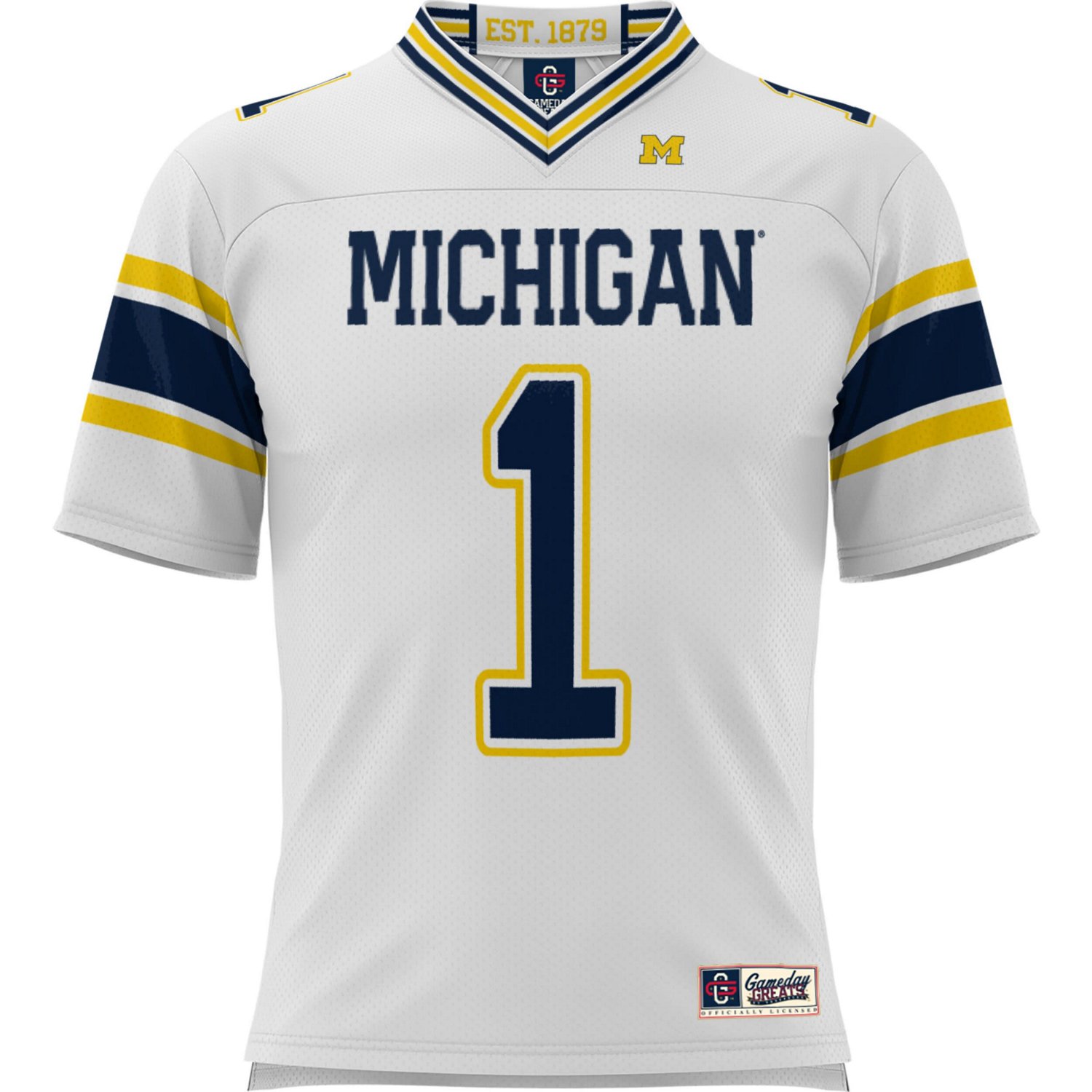 GameDay Greats 1 Michigan Wolverines Football Jersey - view number 2