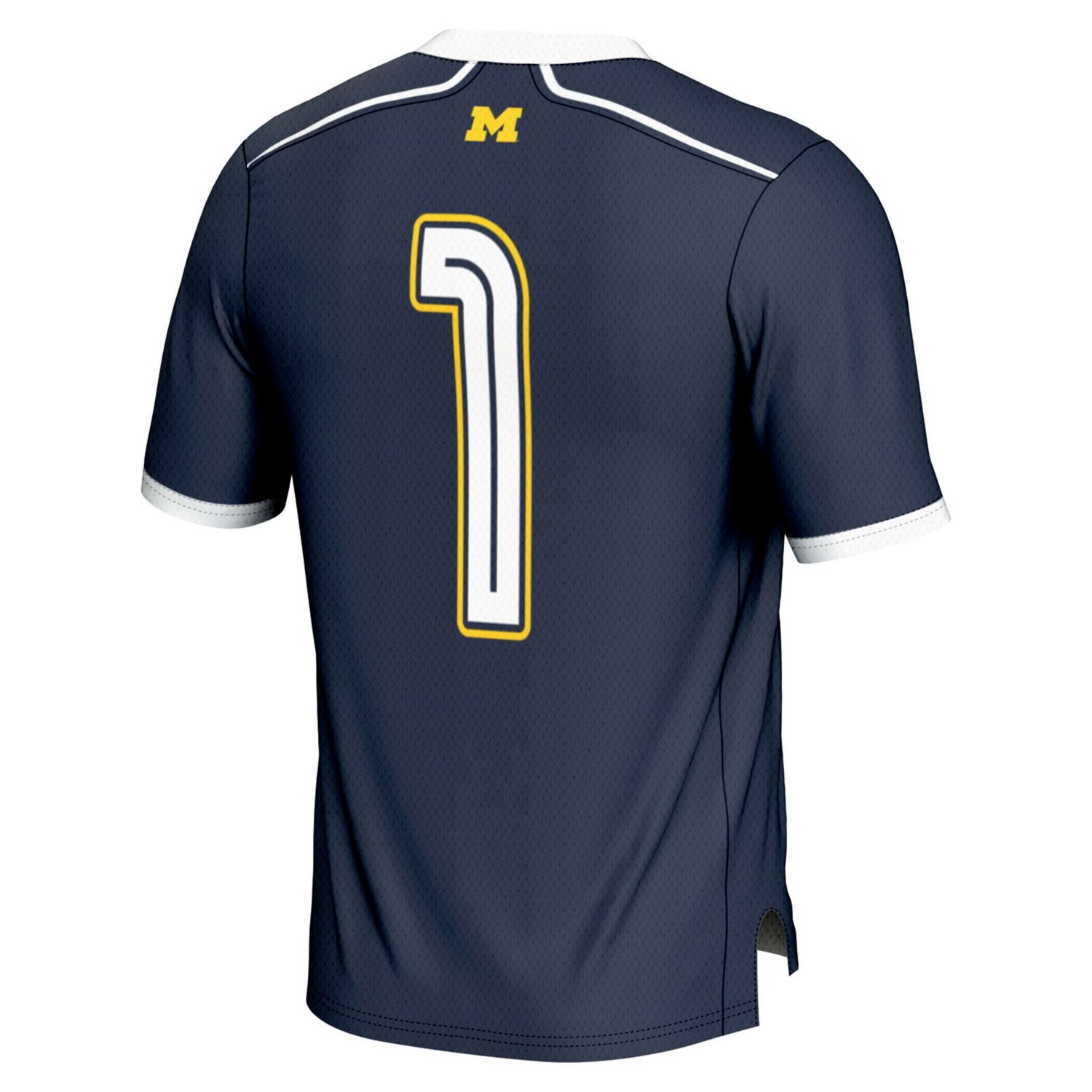 GameDay Greats 1 Michigan Wolverines Lightweight Lacrosse Fashion Jersey - view number 3