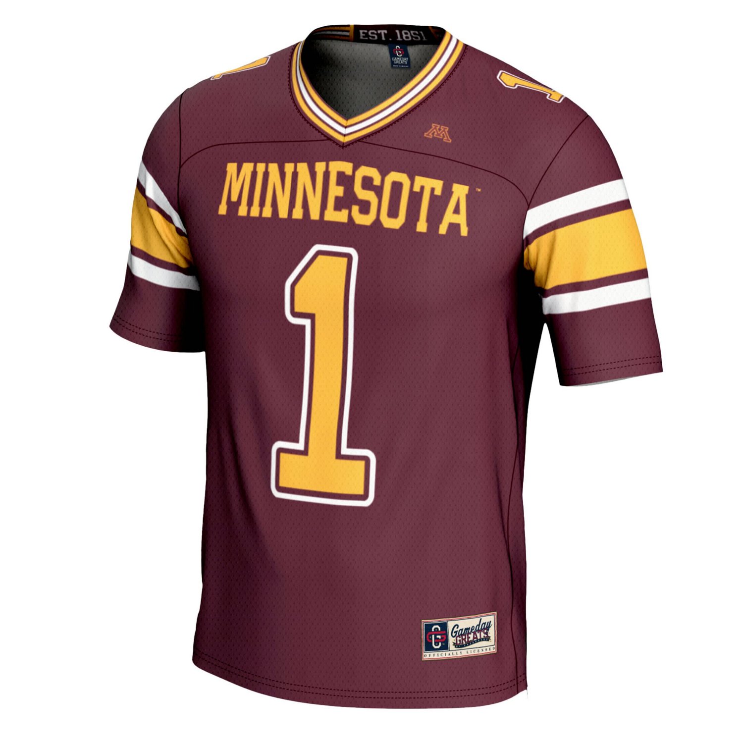 GameDay Greats 1 Minnesota Golden Gophers Football Jersey - view number 2