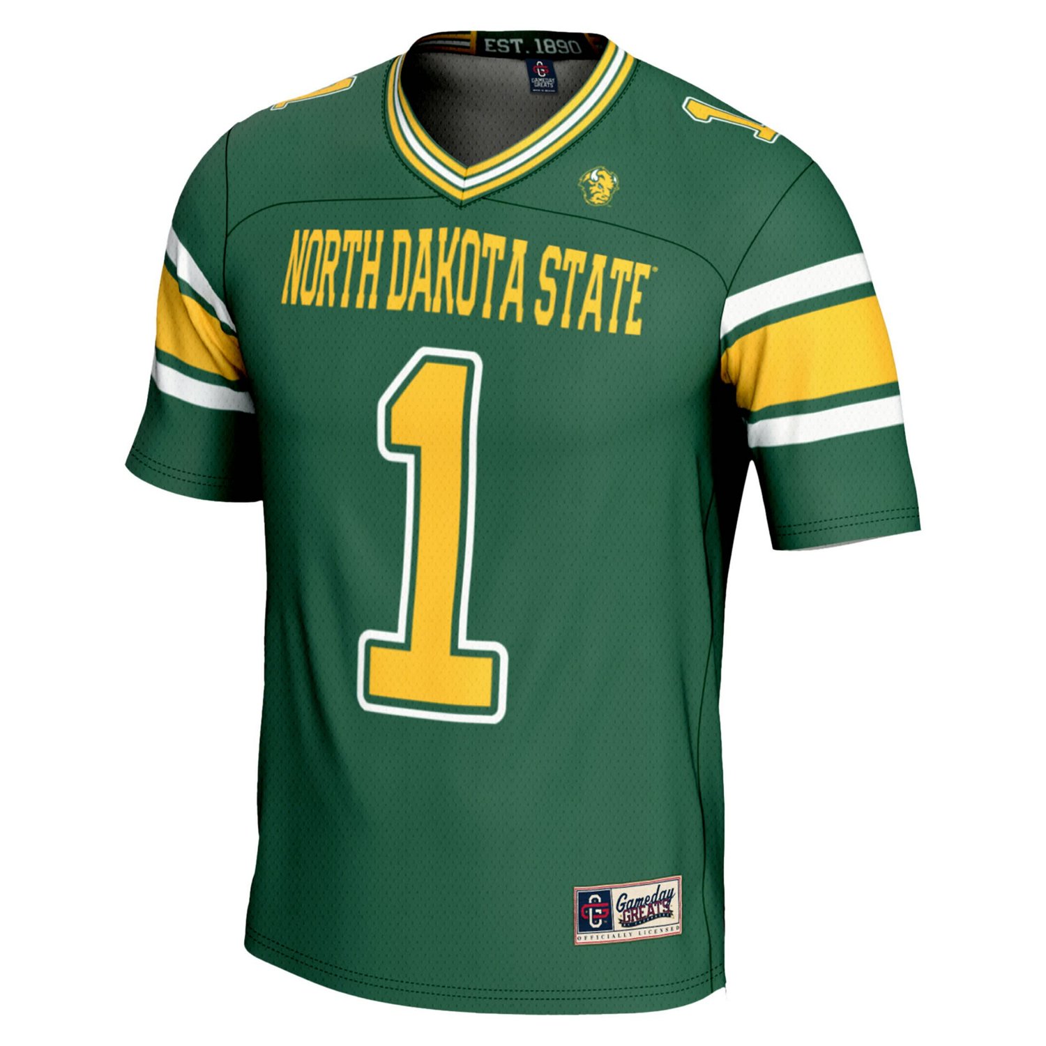 GameDay Greats 1 NDSU Bison Endzone Football Jersey - view number 2