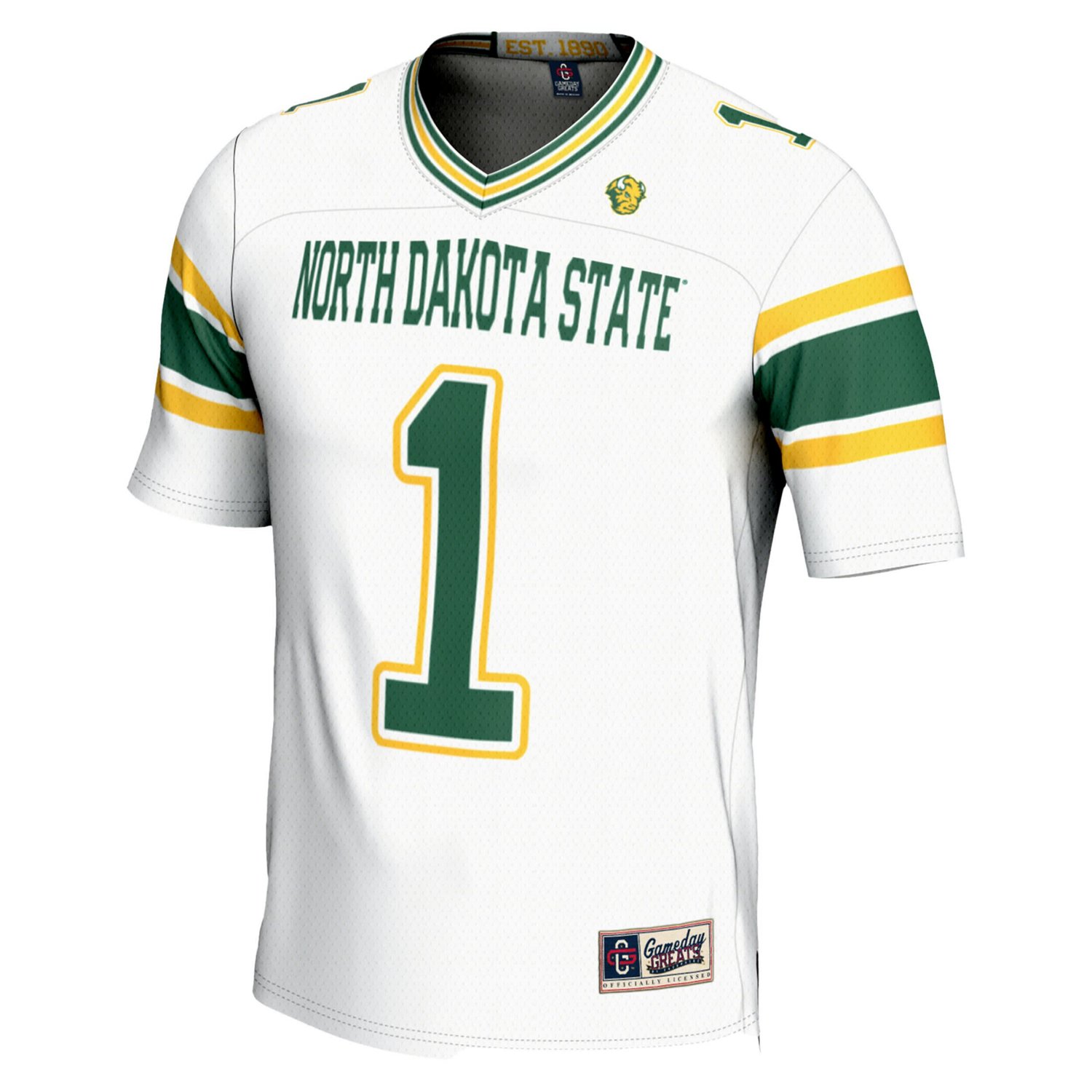 GameDay Greats 1 NDSU Bison Endzone Football Jersey - view number 2