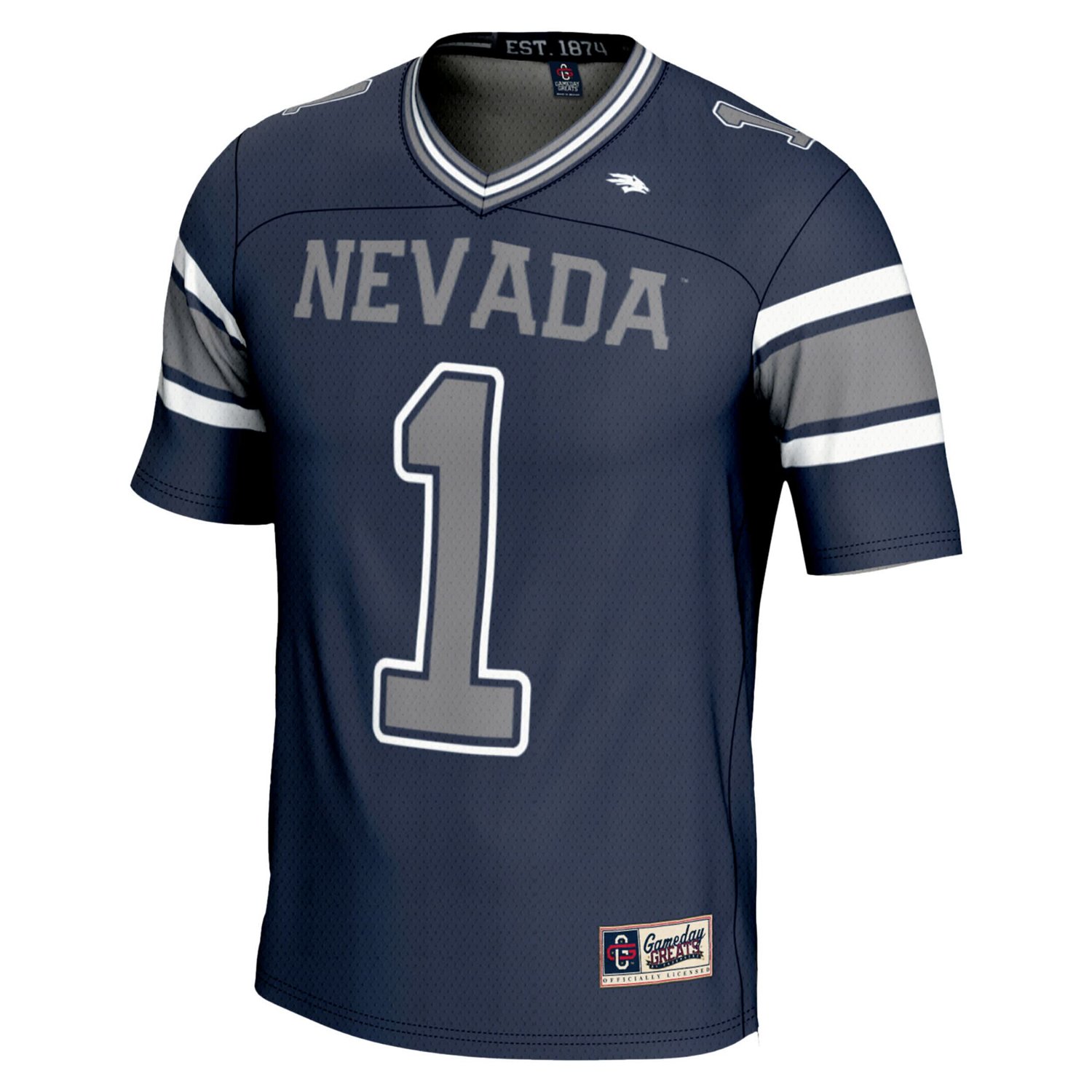 GameDay Greats 1 Nevada Wolf Pack Endzone Football Jersey - view number 2