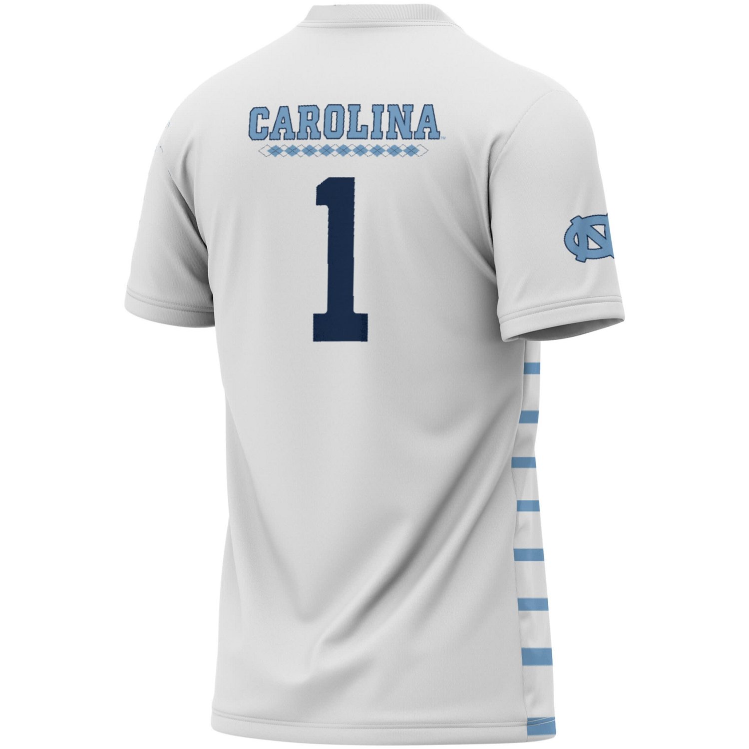 GameDay Greats 1 North Carolina Tar Heels Lightweight Soccer Fashion Jersey - view number 3