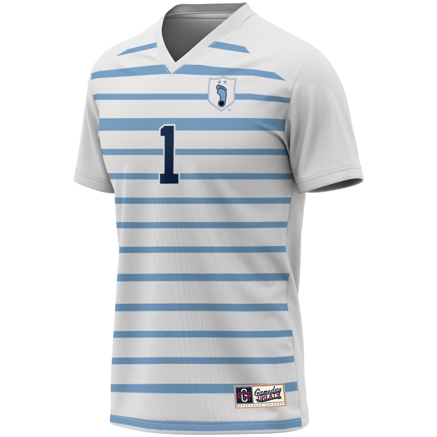 GameDay Greats 1 North Carolina Tar Heels Lightweight Soccer Fashion Jersey - view number 2