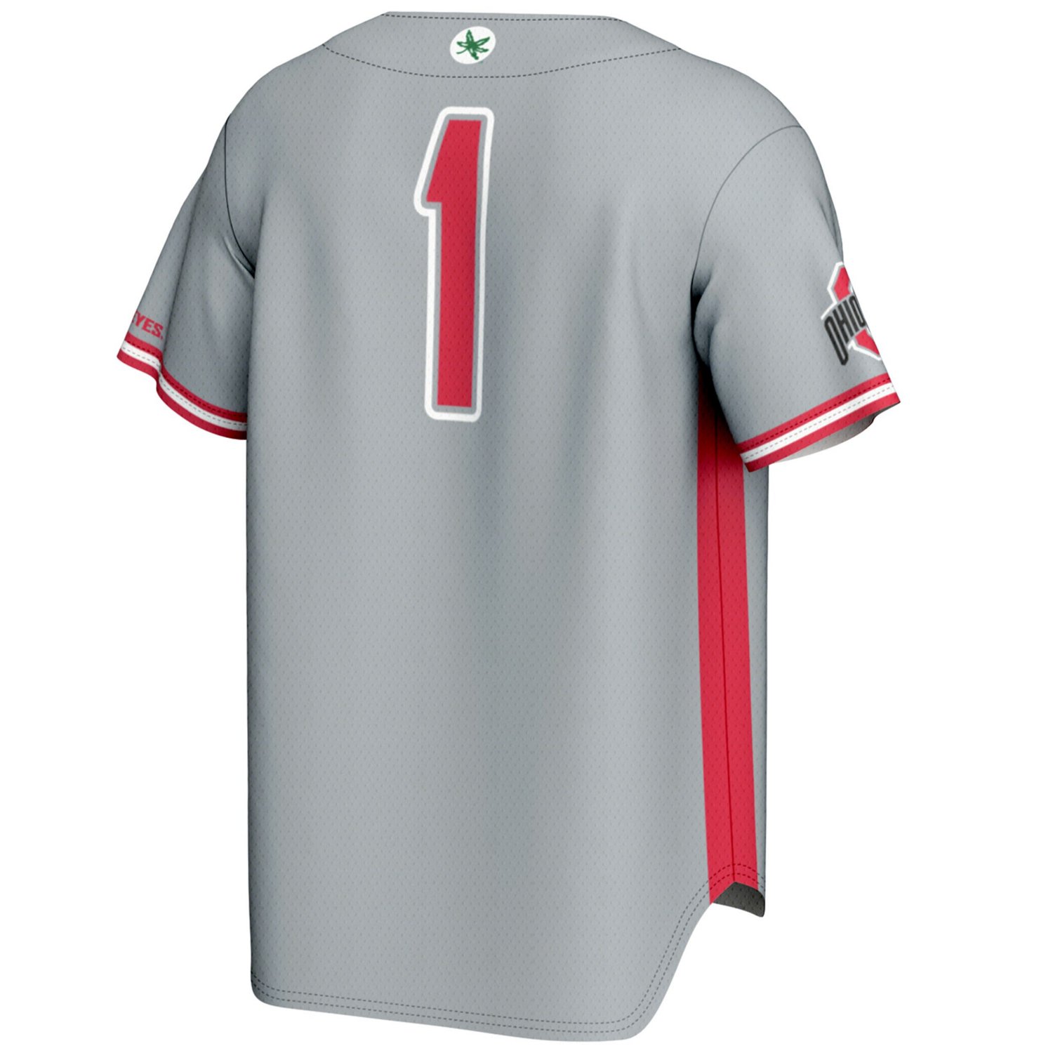 GameDay Greats 1 Ohio State Buckeyes Lightweight Baseball Jersey
