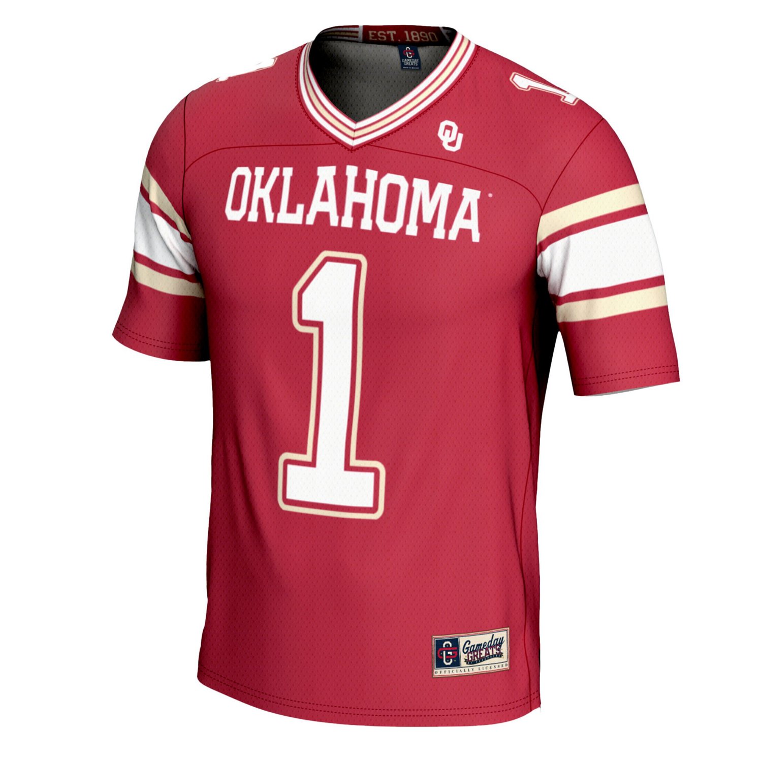 GameDay Greats 1 Oklahoma Sooners Football Jersey - view number 2
