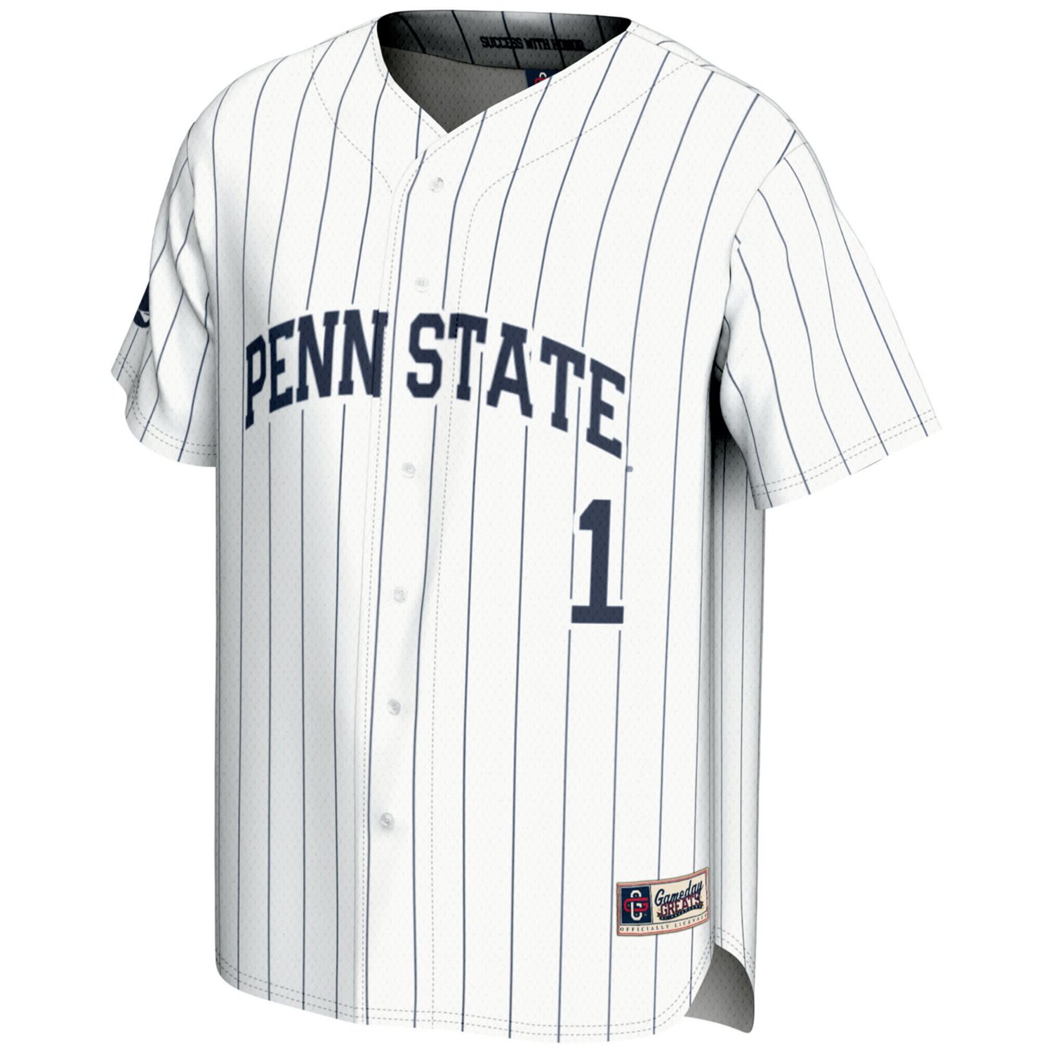 GameDay Greats 1 Penn State Nittany Lions Lightweight Baseball Fashion Jersey - view number 2