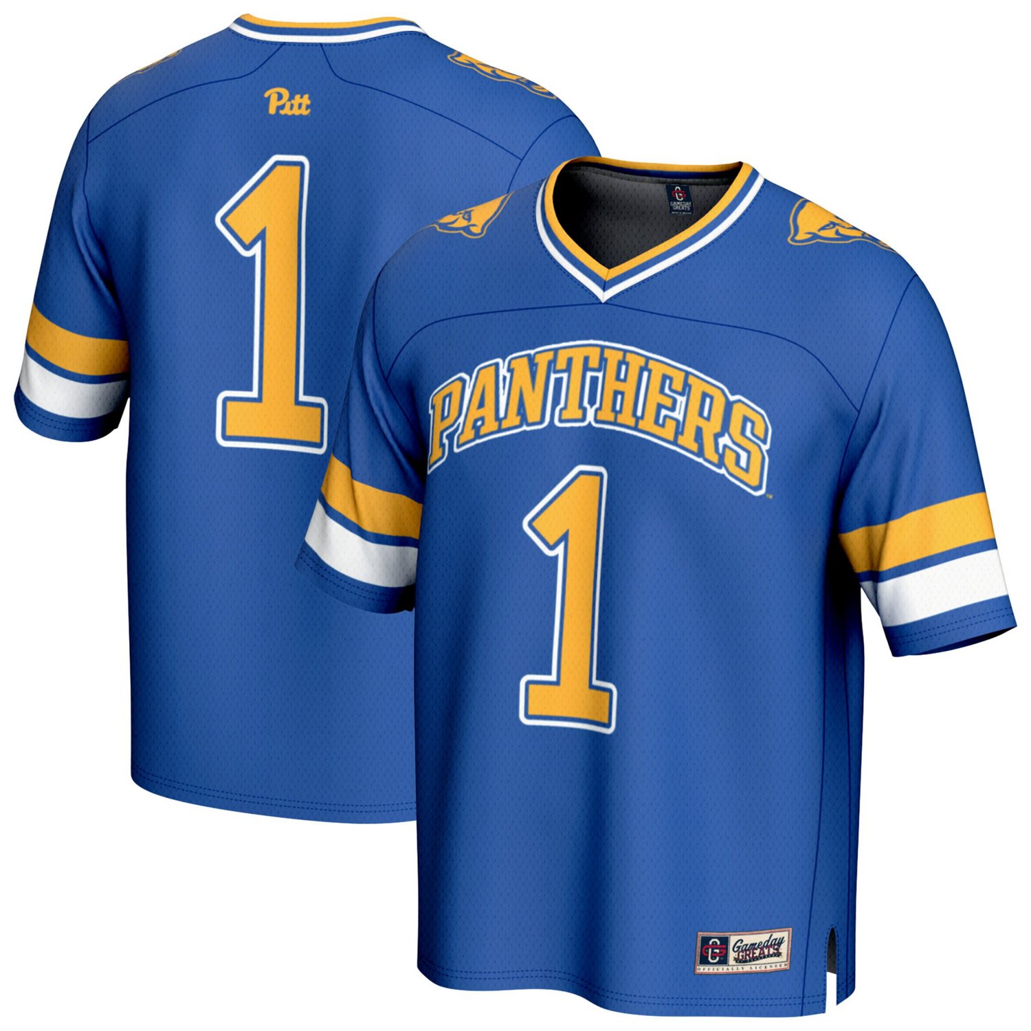 GameDay Greats 1 Pitt Panthers Lightweight Collegiate Football Fashion Jersey - view number 1