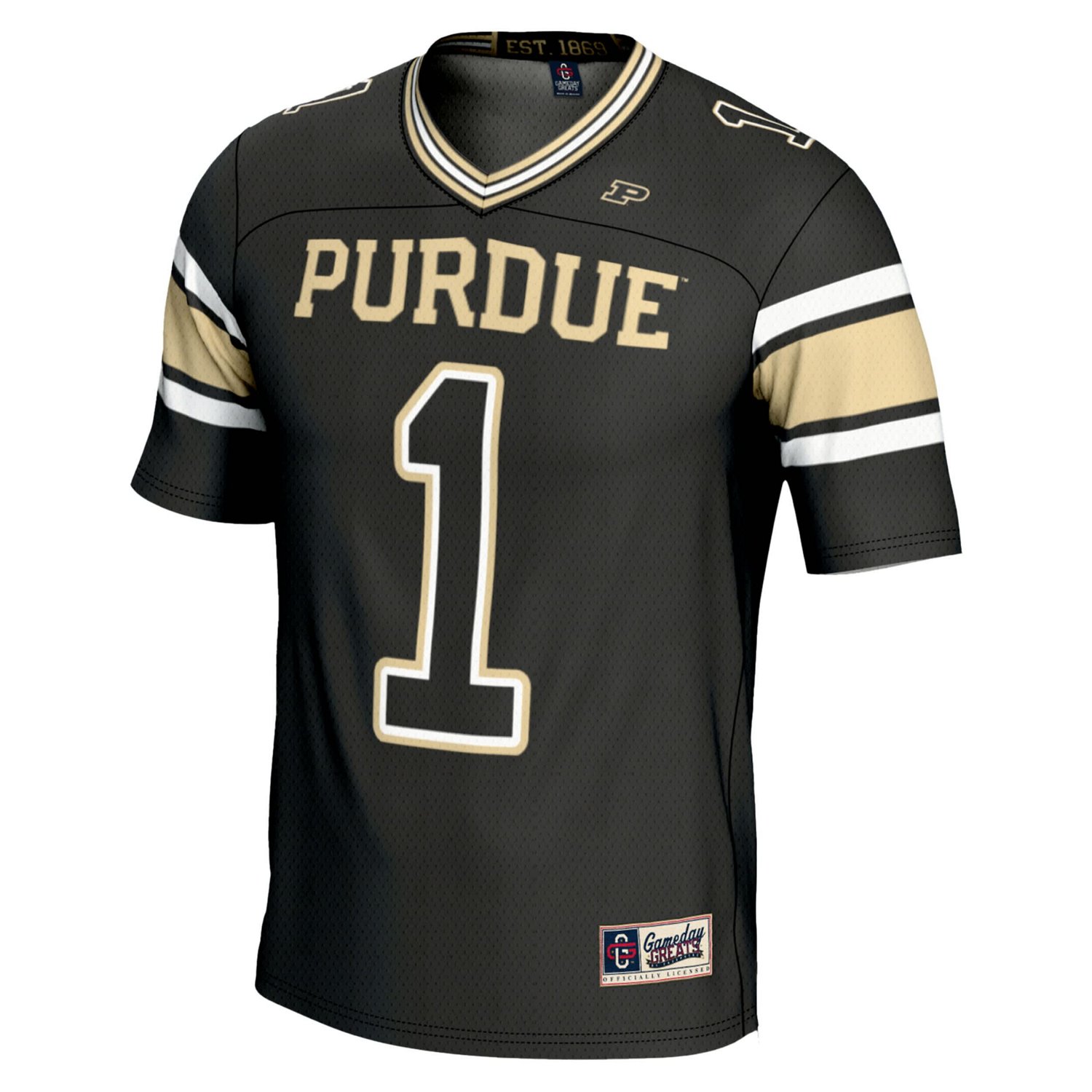 GameDay Greats 1 Purdue Boilermakers Endzone Football Jersey - view number 2