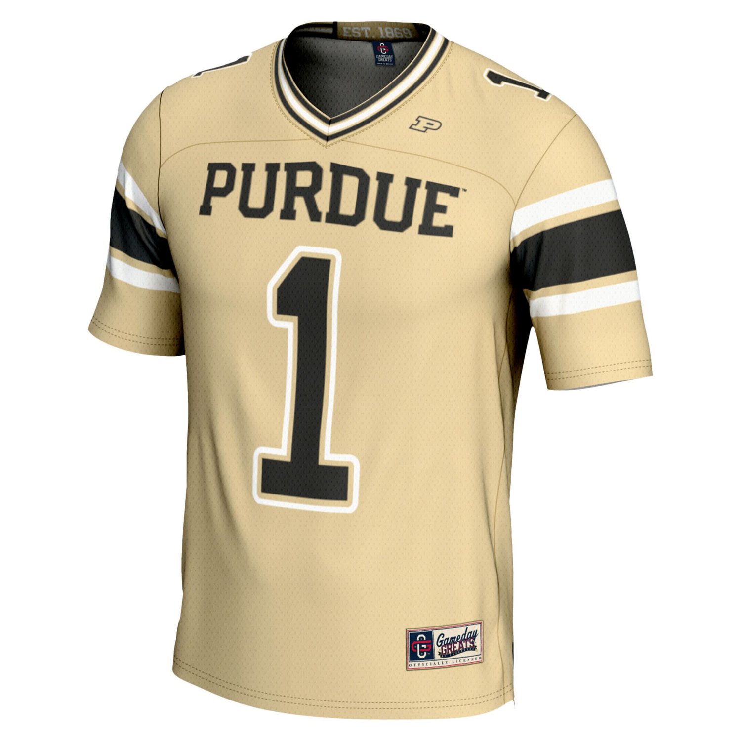 GameDay Greats 1 Purdue Boilermakers Endzone Football Jersey - view number 2