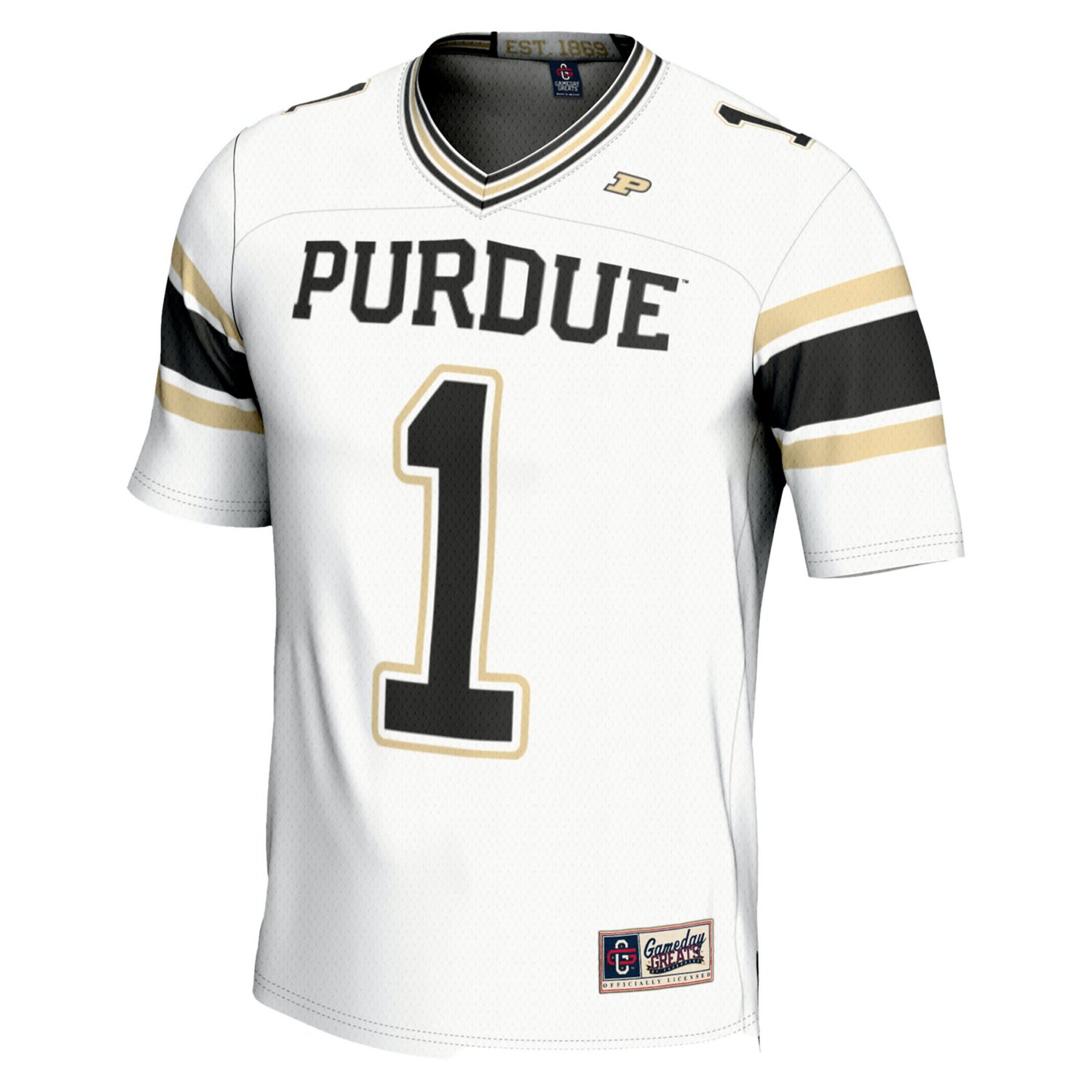GameDay Greats 1 Purdue Boilermakers Endzone Football Jersey - view number 2