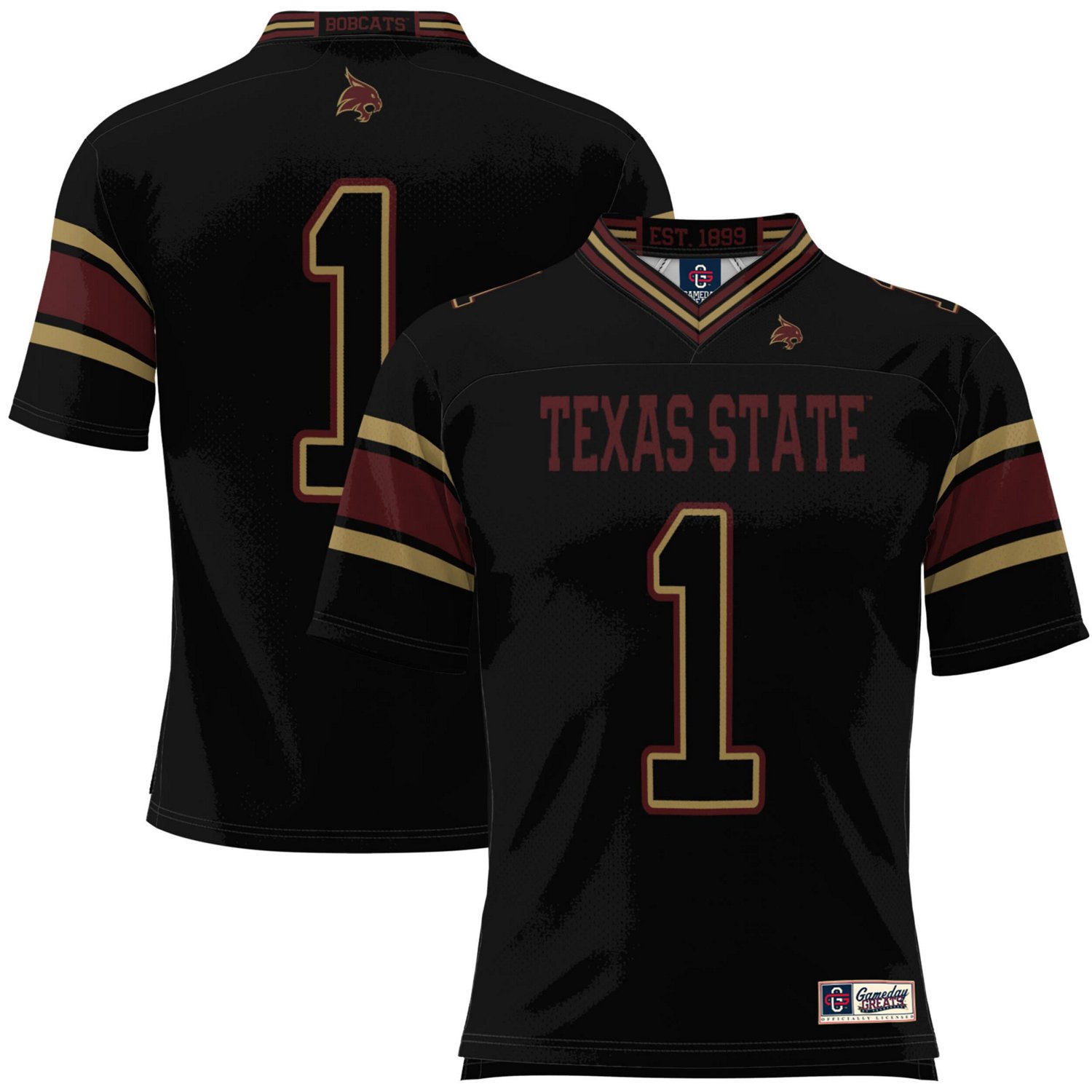 GameDay Greats 1 Texas State Bobcats Football Jersey - view number 1