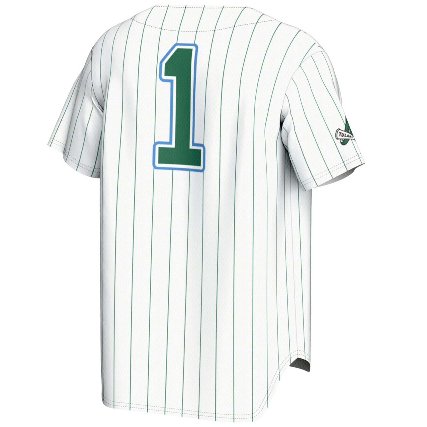 GameDay Greats 1 Tulane Green Wave Lightweight Baseball Jersey - view number 3