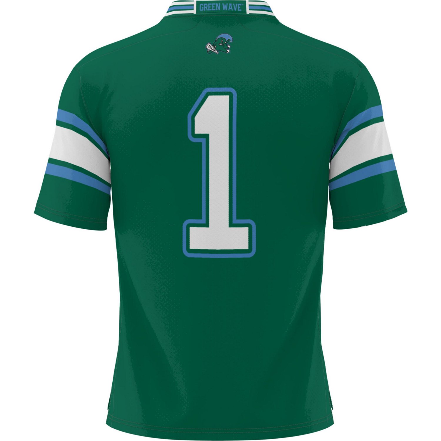GameDay Greats 1 Tulane Wave Football Jersey - view number 3