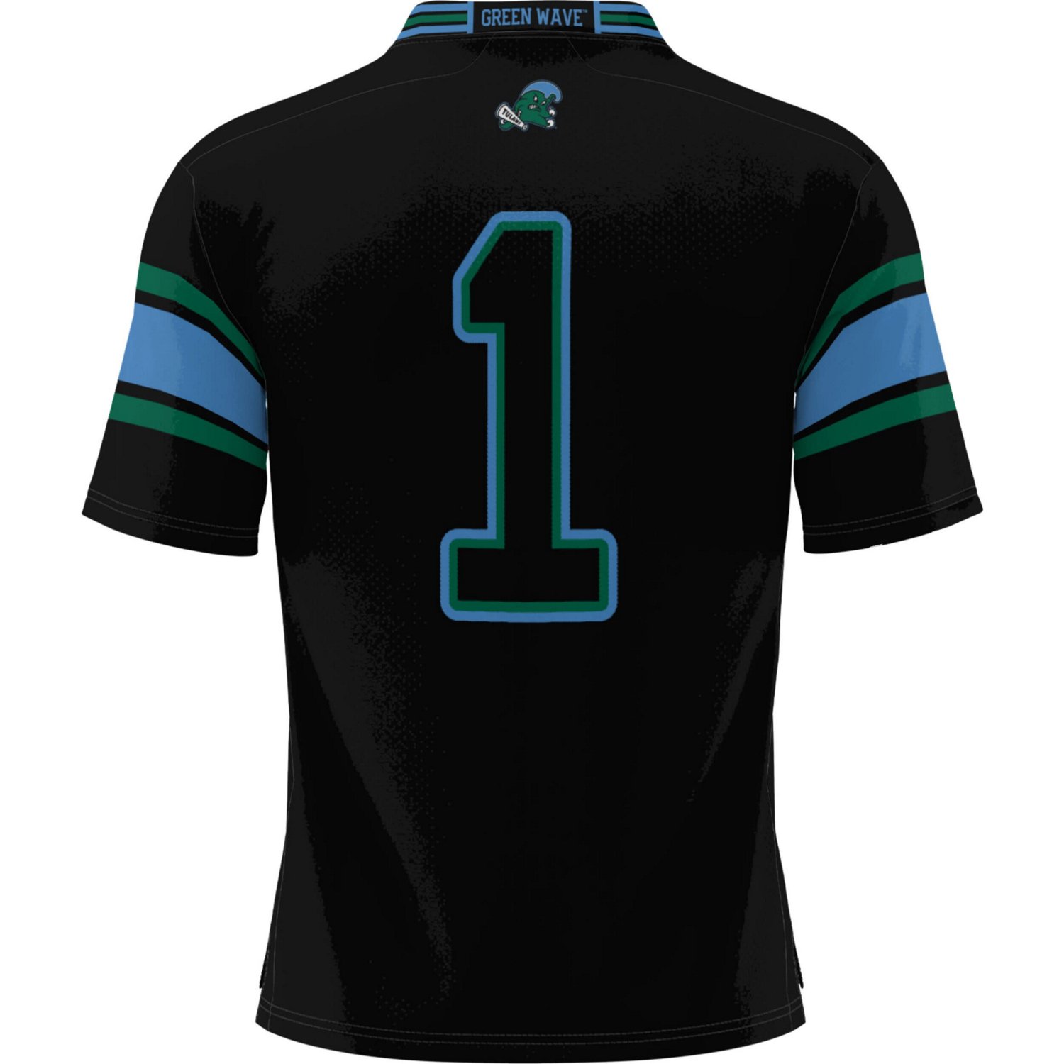 GameDay Greats 1 Tulane Wave Football Jersey - view number 3
