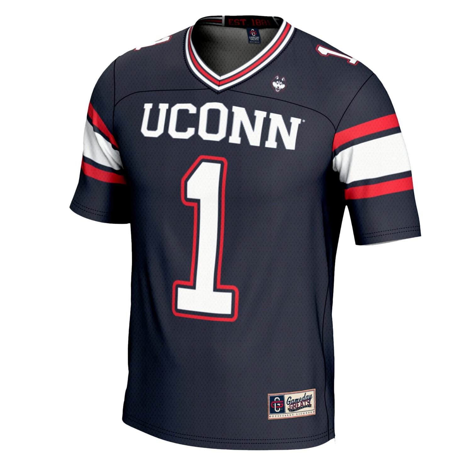GameDay Greats 1 UConn Huskies Football Jersey - view number 2