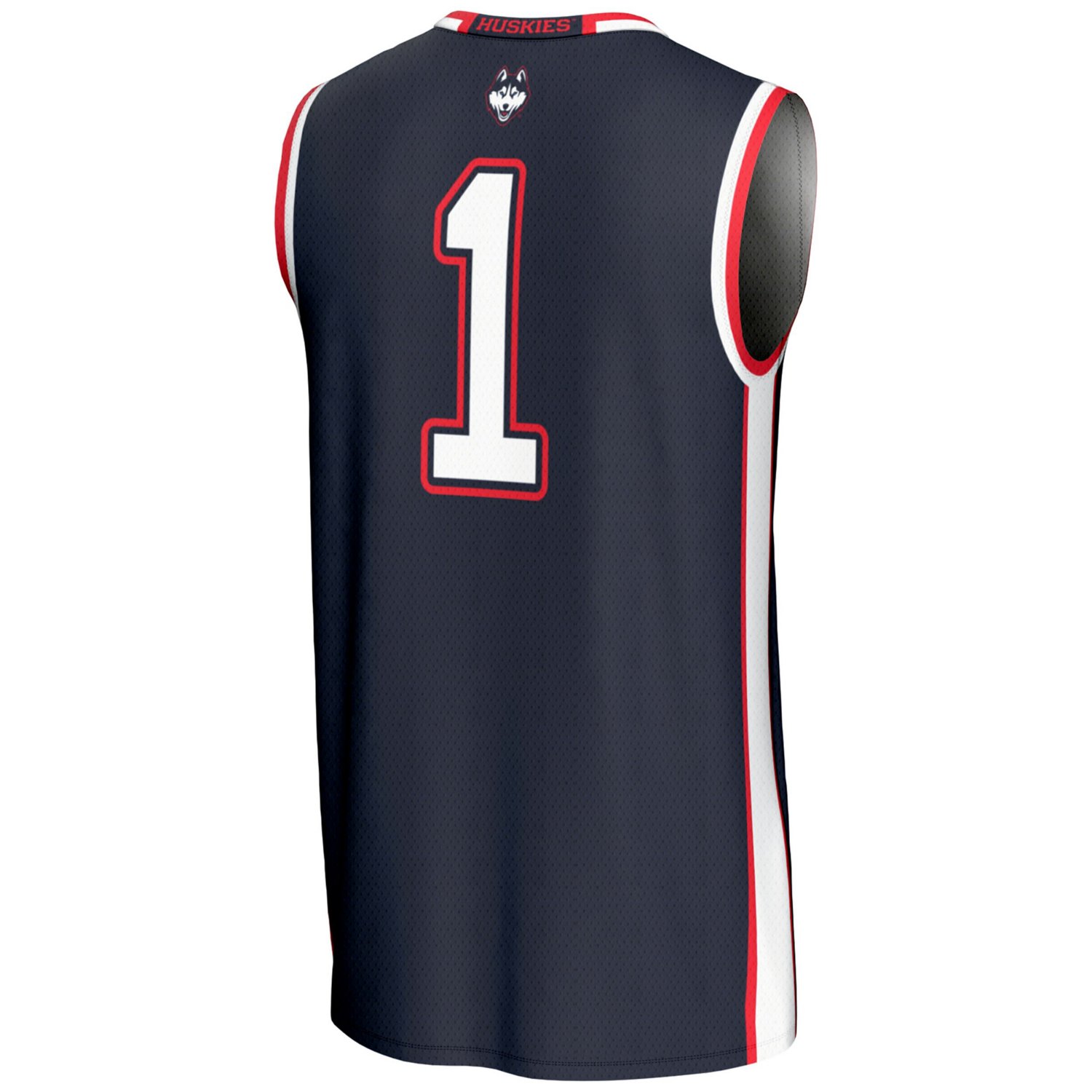 GameDay Greats 1 UConn Huskies Lightweight Basketball Jersey - view number 3