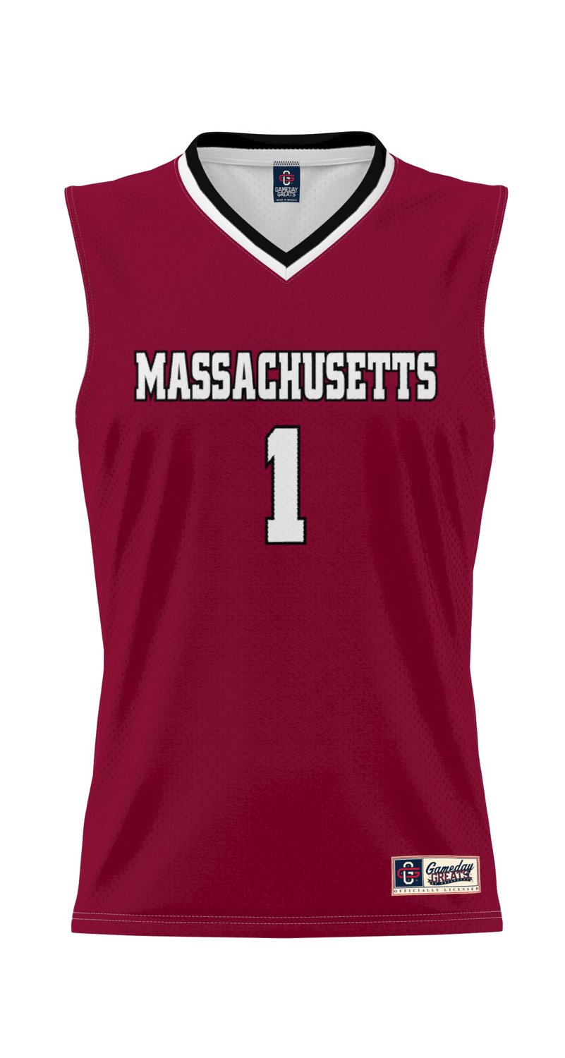 GameDay Greats 1 UMass Minutemen Lightweight Basketball Jersey - view number 2