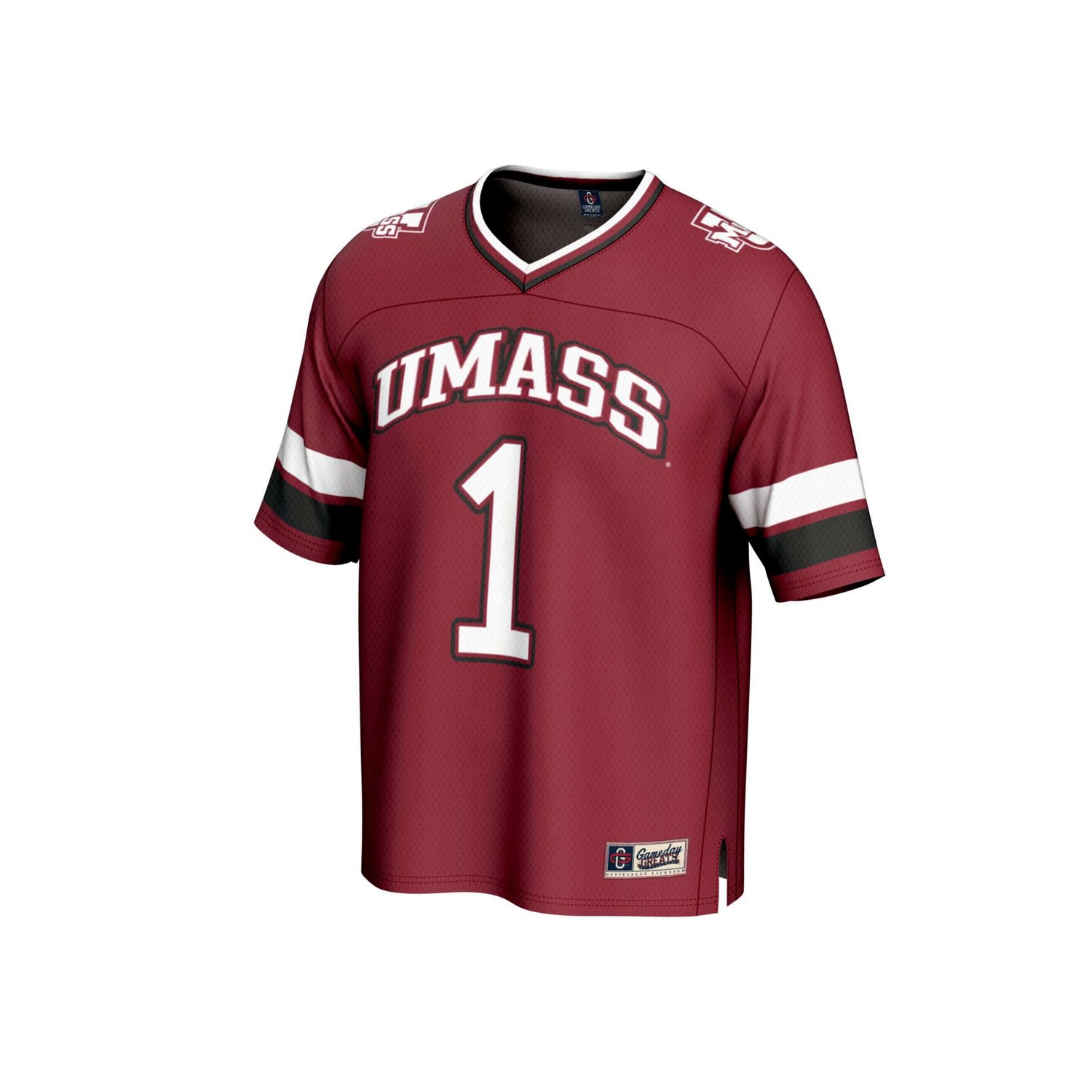 GameDay Greats 1 UMass Minutemen Lightweight Collegiate Football Fashion Jersey - view number 2