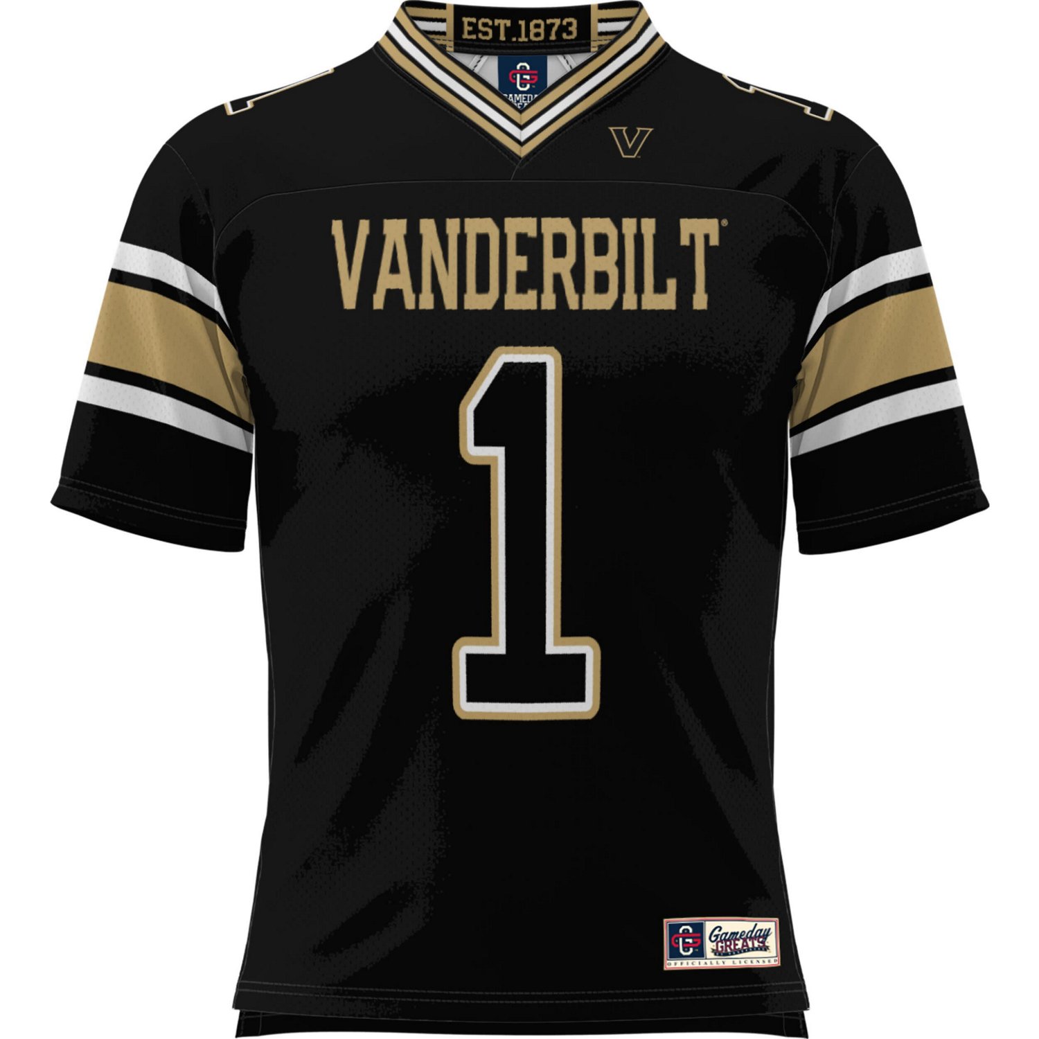 GameDay Greats 1 Vanderbilt Commodores Football Jersey - view number 2