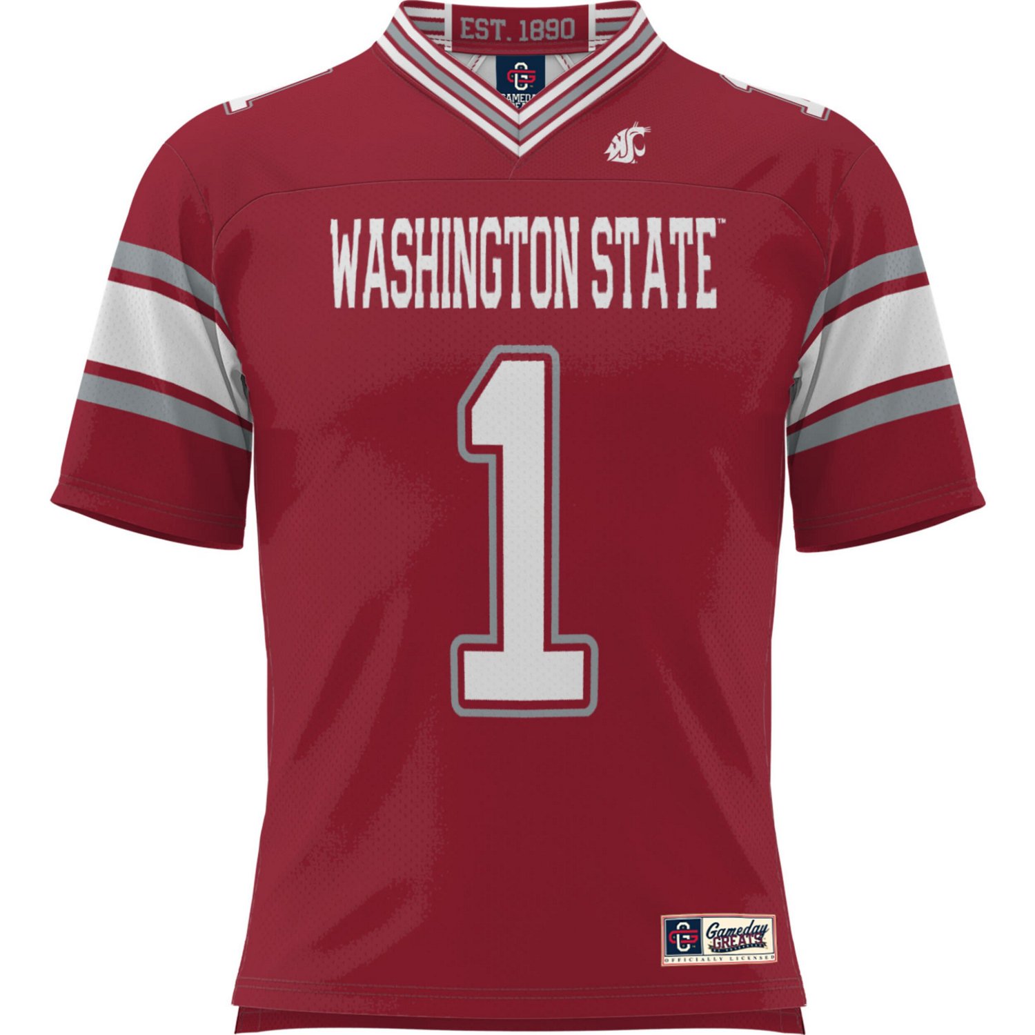 GameDay Greats 1 Washington State Cougars Football Jersey - view number 2