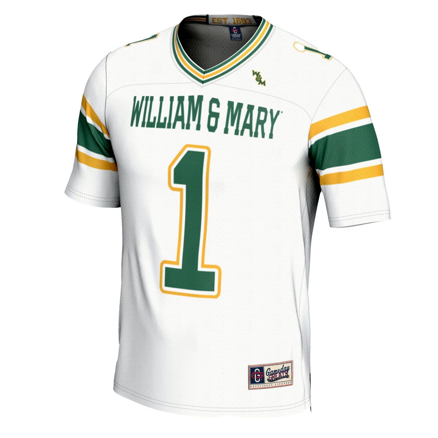 GameDay Greats 1 William  Mary Tribe Football Jersey - view number 2