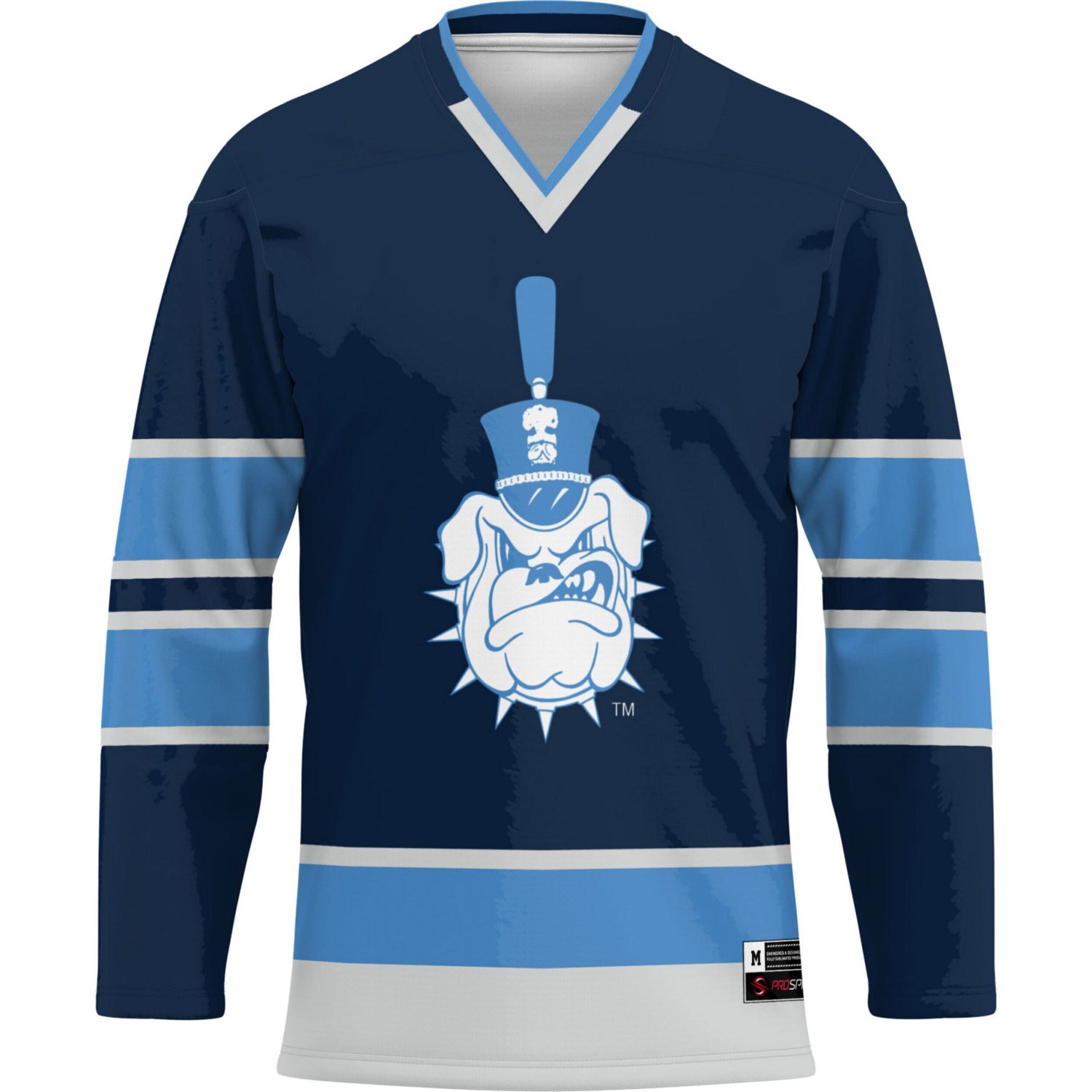 GameDay Greats Citadel Bulldogs Hockey Jersey - view number 2