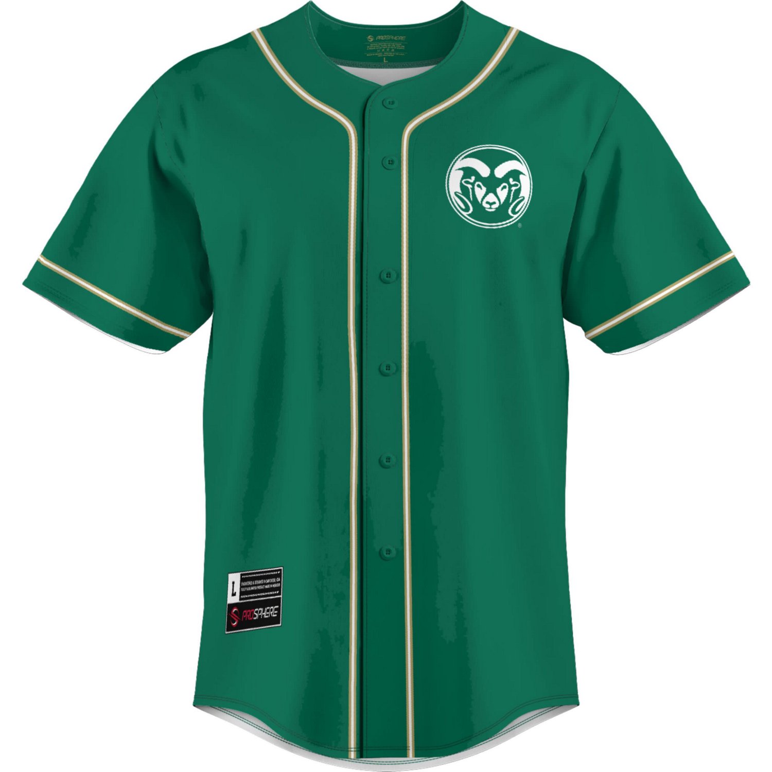 GameDay Greats Colorado State Rams Lightweight Baseball Jersey - view number 2