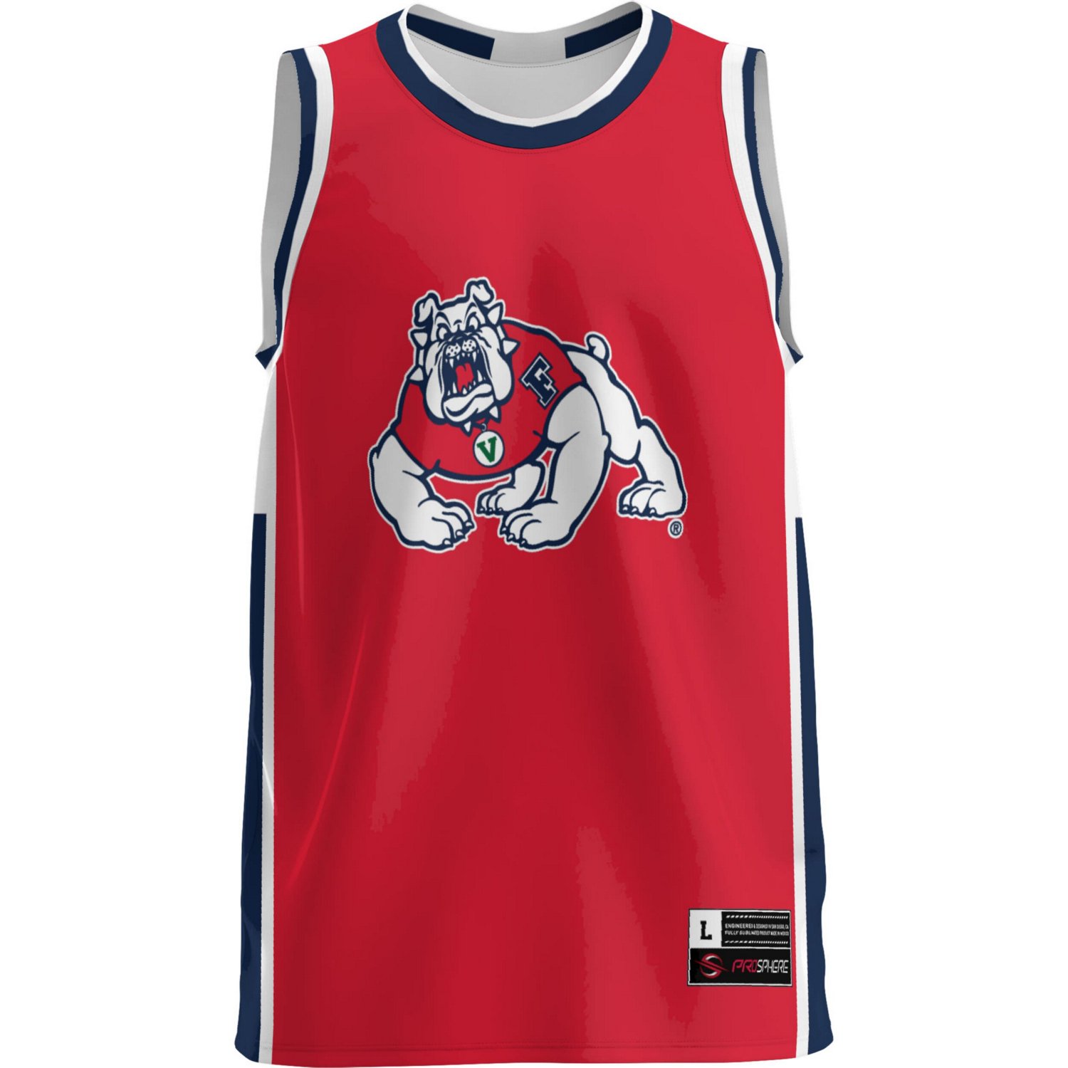 GameDay Greats Fresno State Bulldogs Lightweight Basketball Jersey - view number 2