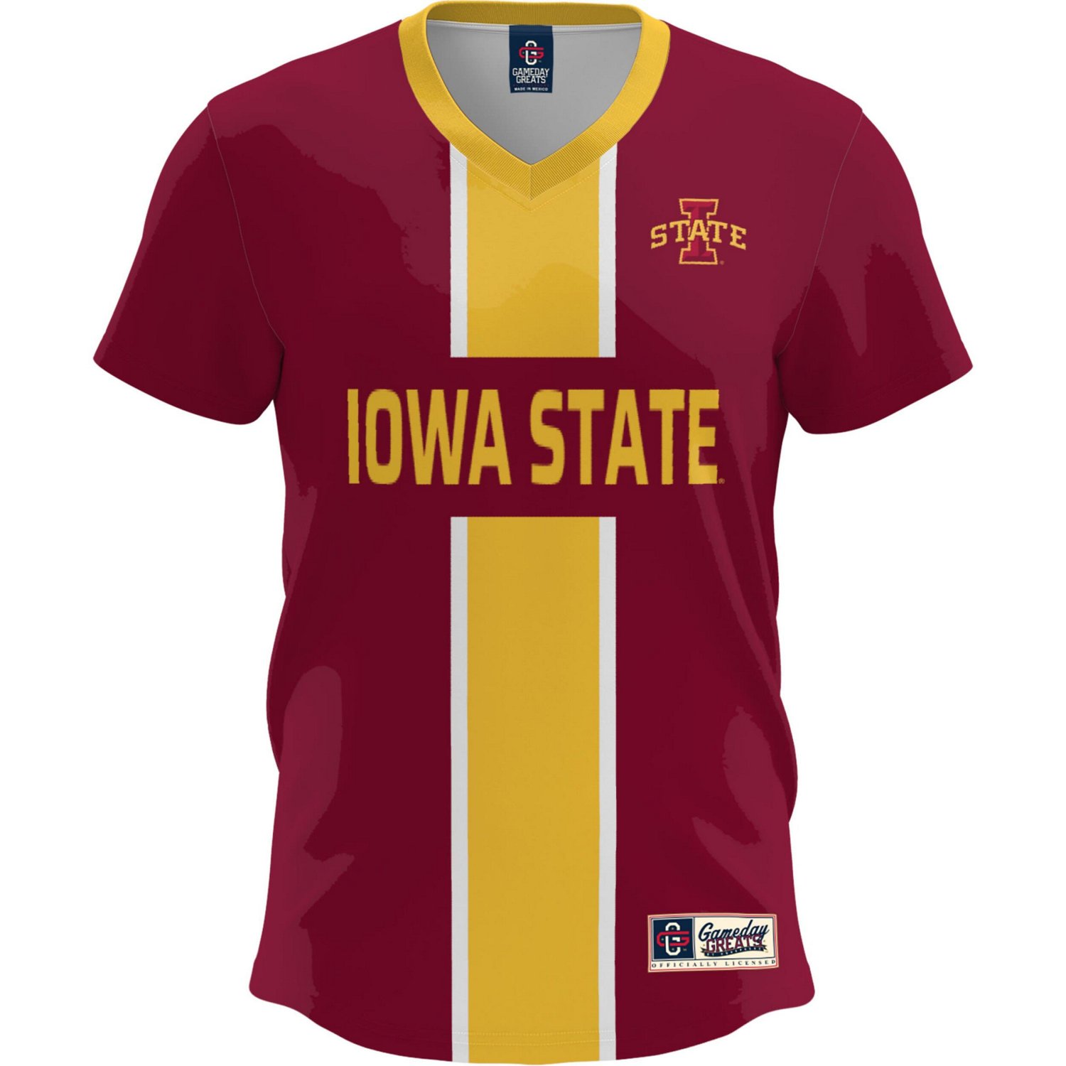 GameDay Greats Iowa State Cyclones Lightweight Soccer Fashion Jersey - view number 2