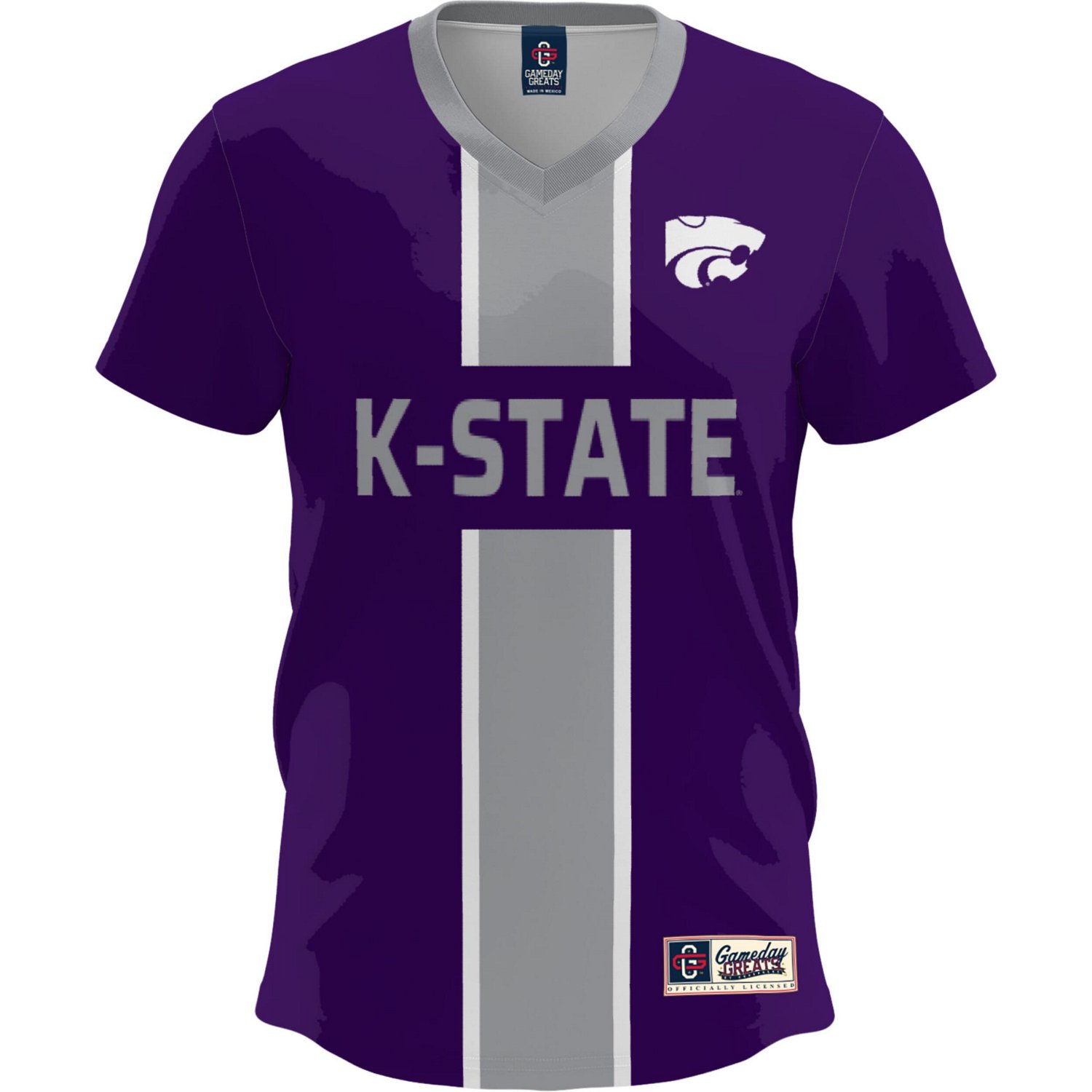 GameDay Greats Kansas State Wildcats Lightweight Soccer Fashion Jersey - view number 2