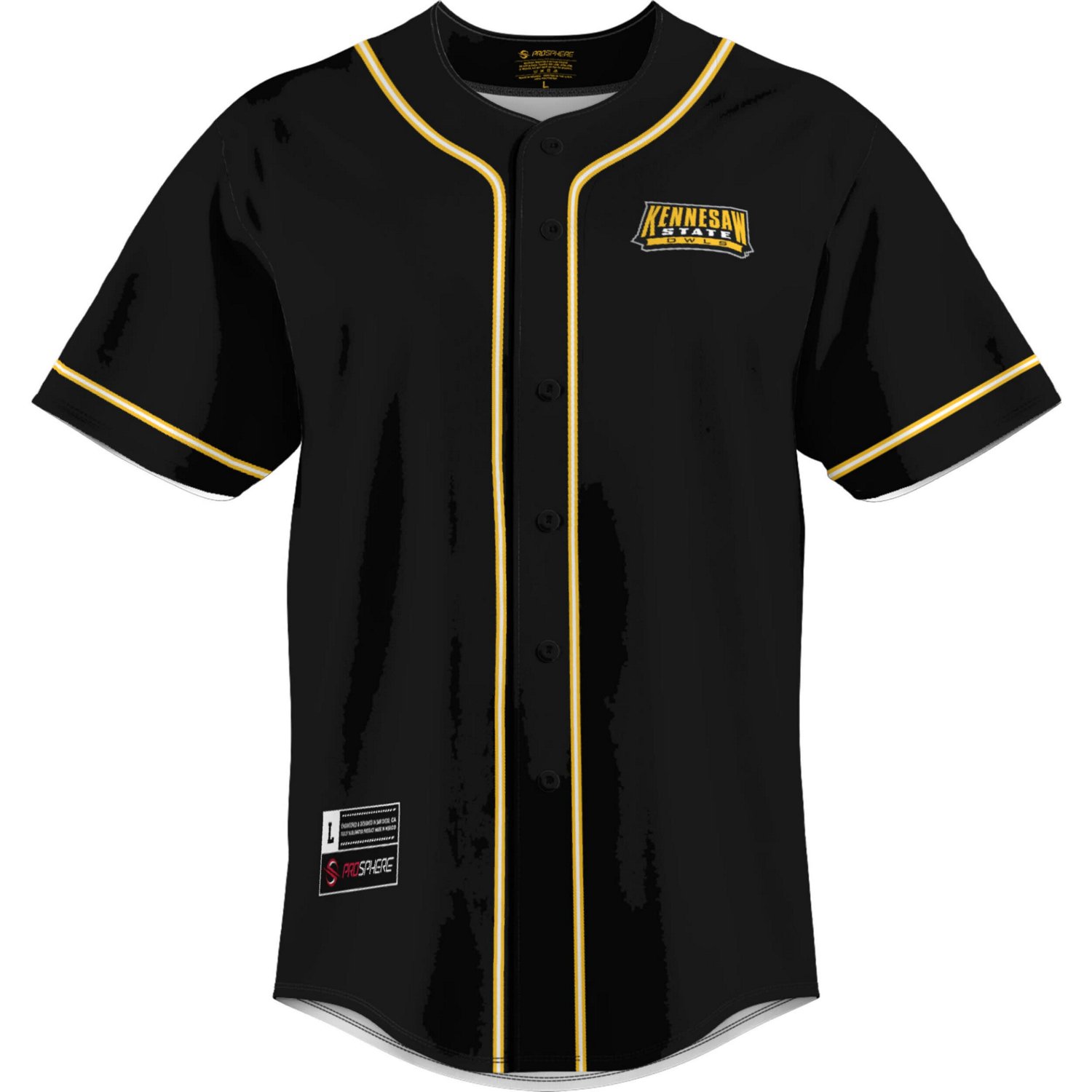 GameDay Greats Kennesaw State Owls Lightweight Baseball Jersey - view number 2