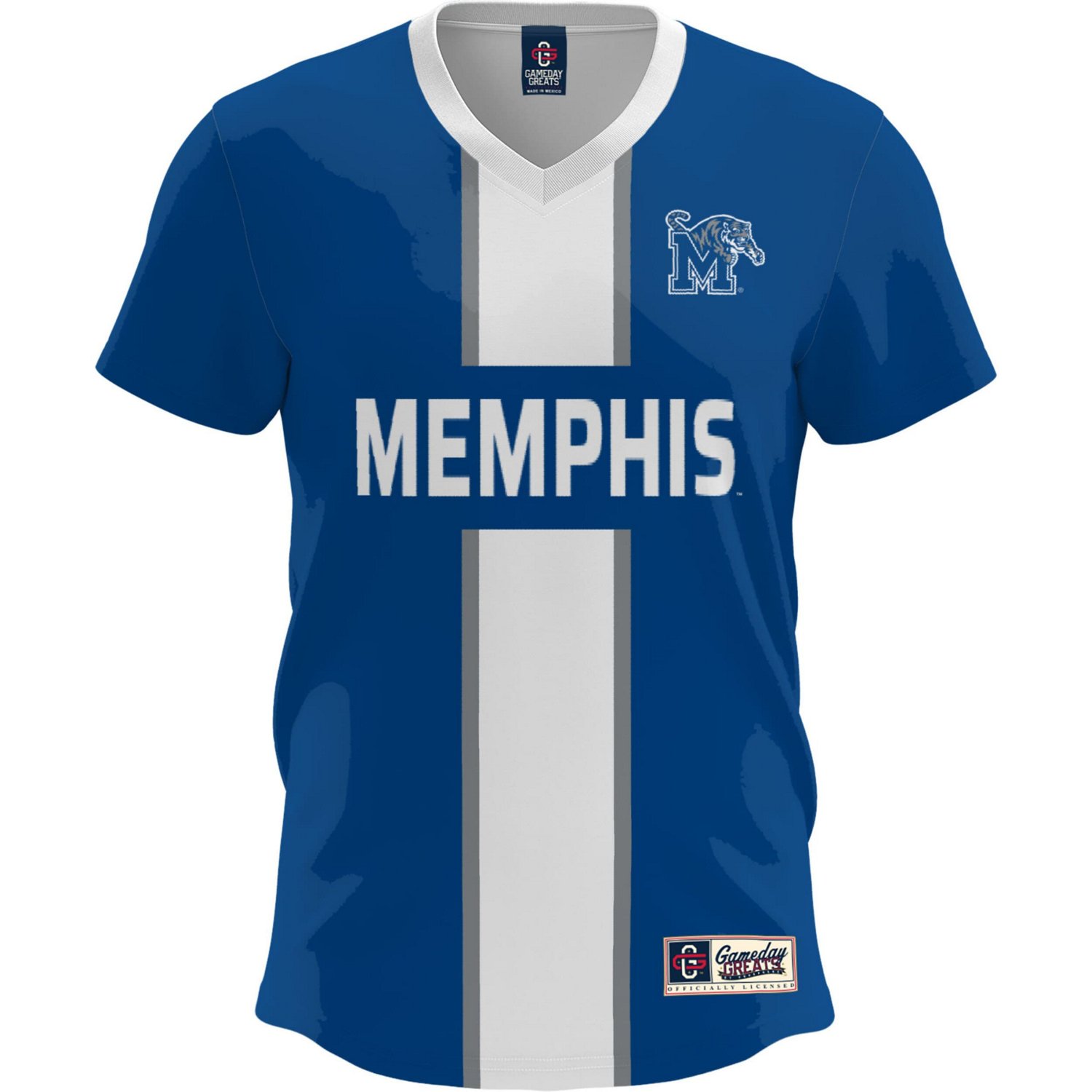 GameDay Greats Memphis Tigers Lightweight Soccer Fashion Jersey - view number 2