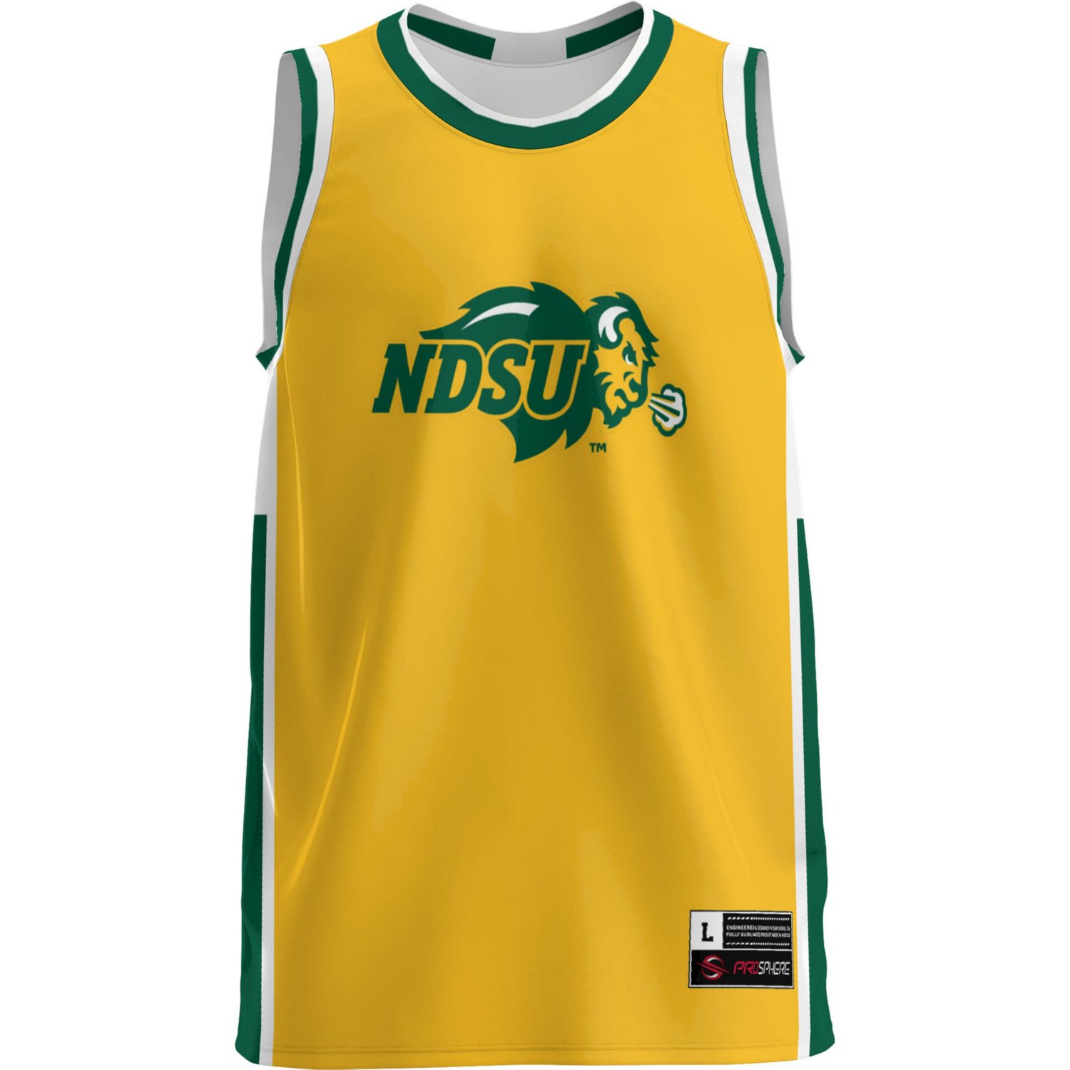 GameDay Greats NDSU Bison Lightweight Basketball Jersey - view number 2