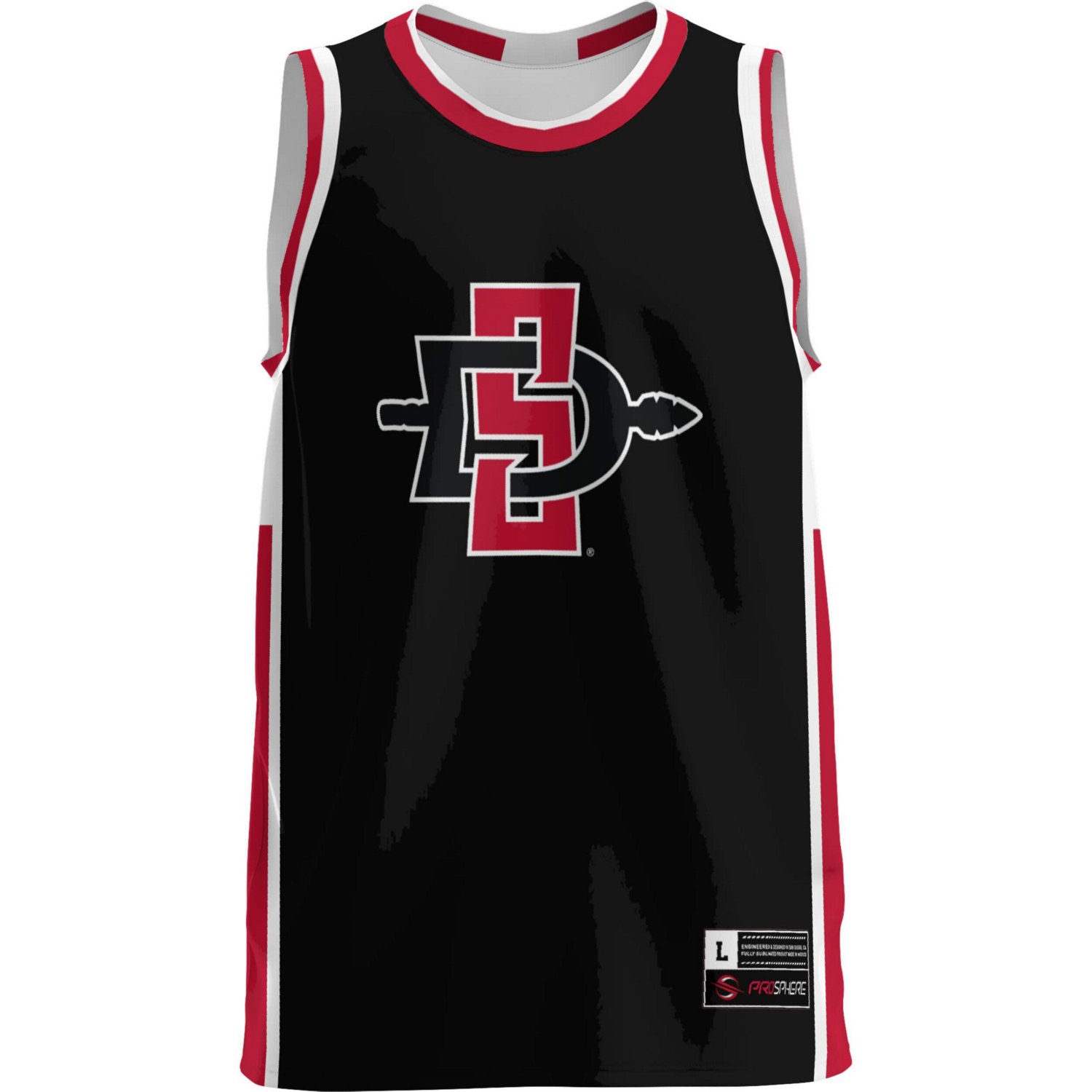 GameDay Greats San Diego State Aztecs Lightweight Basketball Jersey - view number 2
