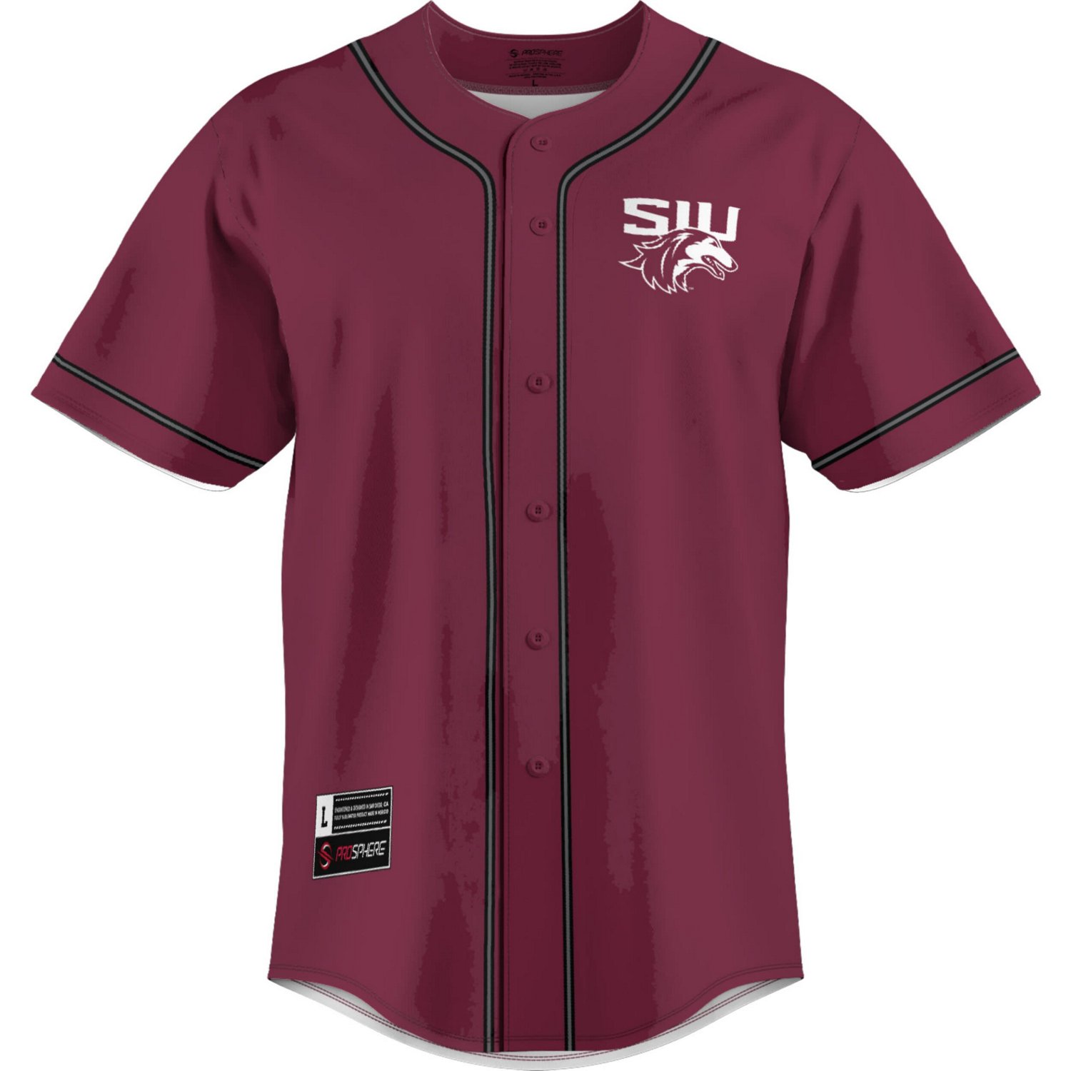 GameDay Greats Southern Illinois Salukis Lightweight Baseball Jersey - view number 2
