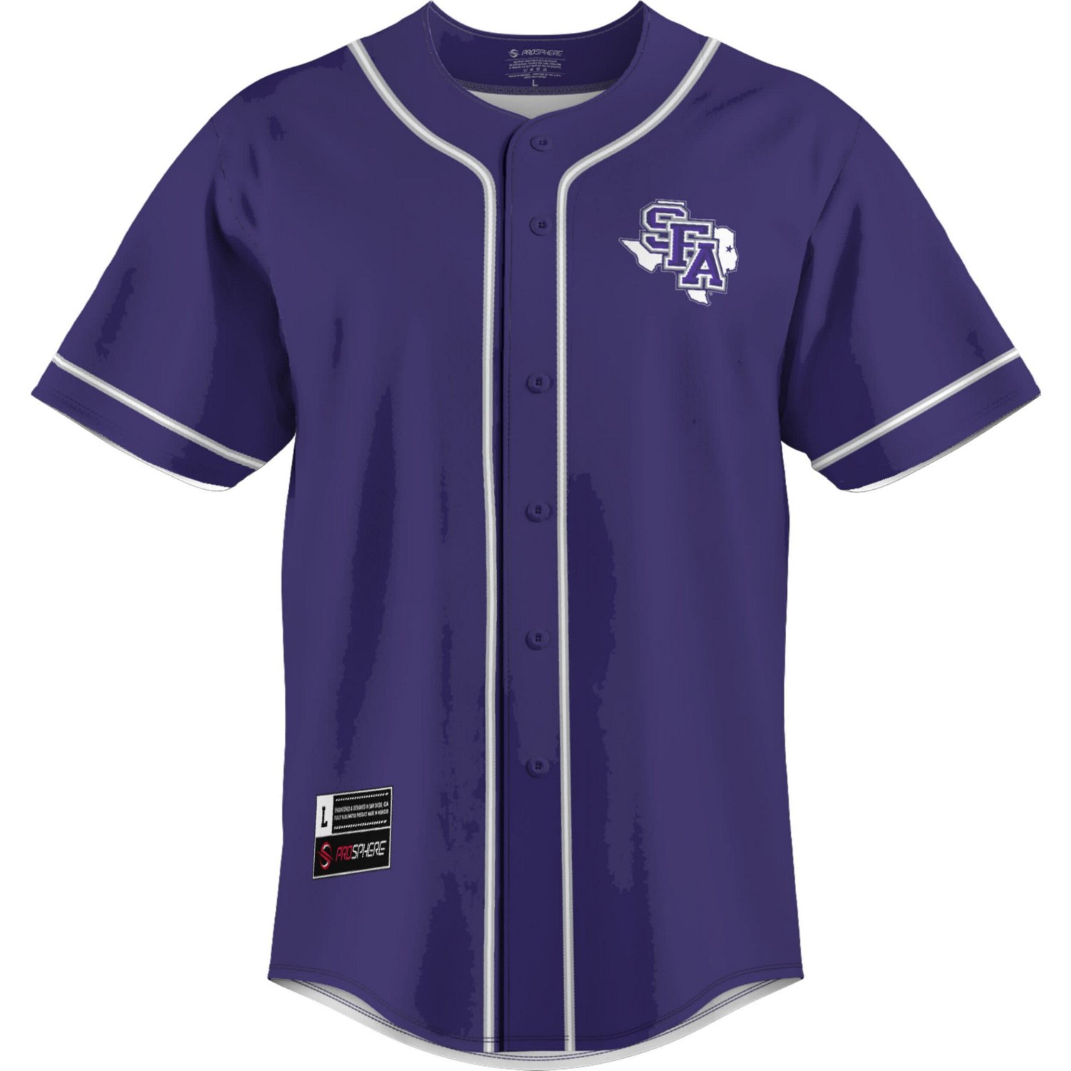 GameDay Greats Stephen F Austin Lumberjacks Lightweight Baseball Jersey - view number 2