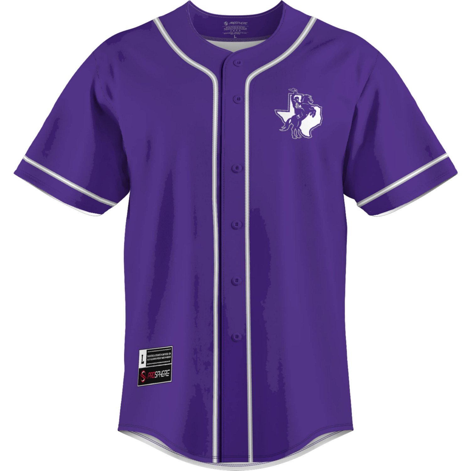 GameDay Greats Tarleton State Texans Lightweight Baseball Jersey - view number 2